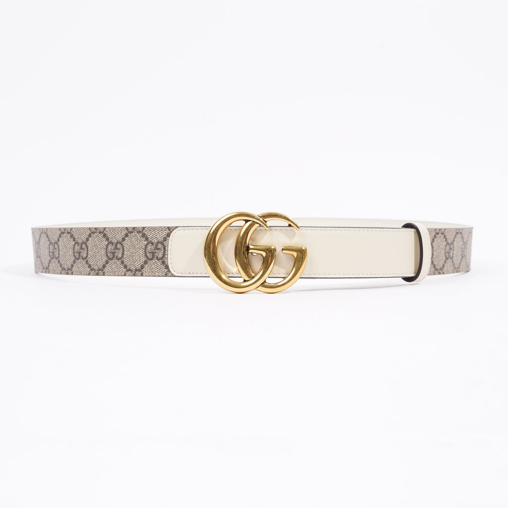 Gucci Marmont Buckle Belt Canvas Leather 95cm - 38"
