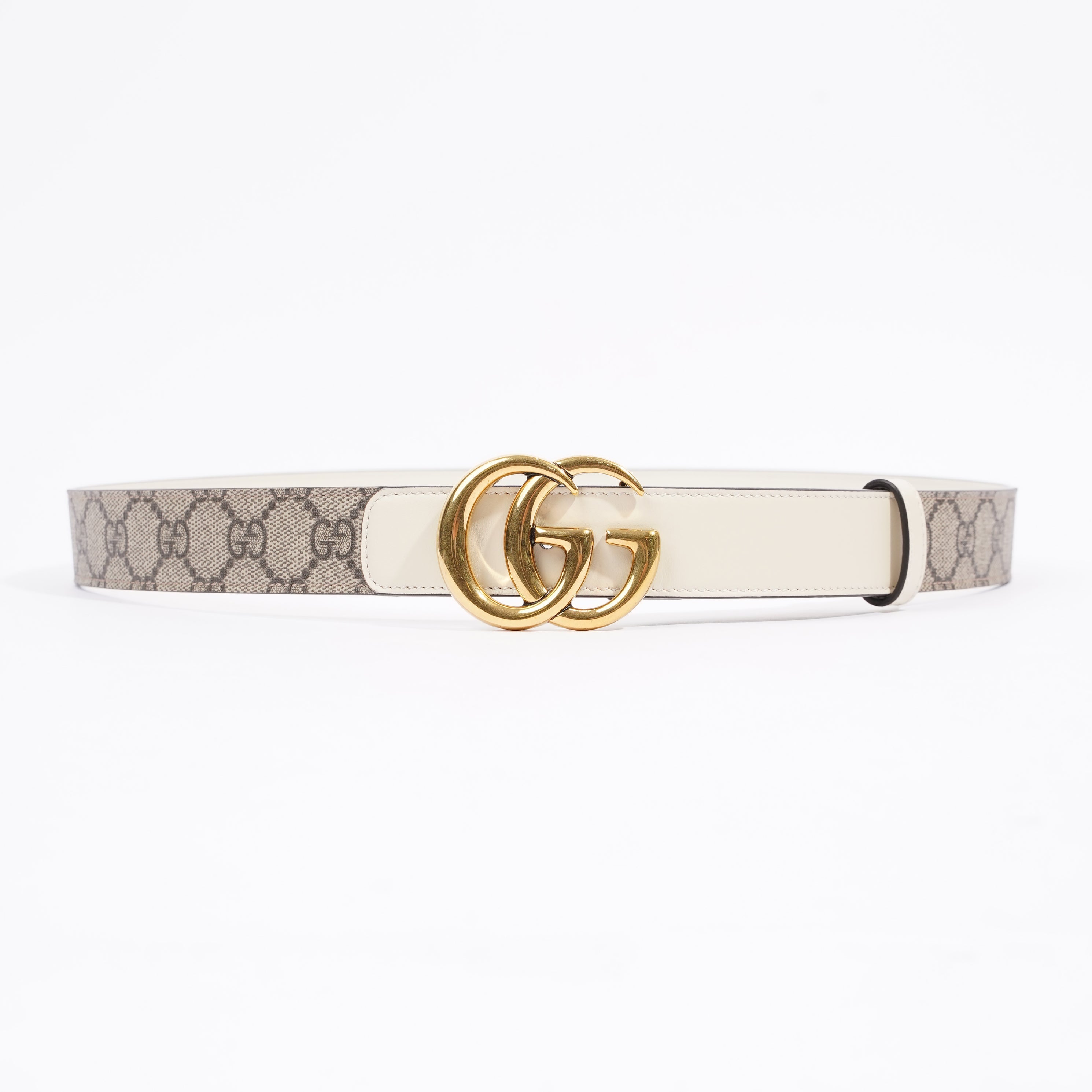 Gucci Marmont Buckle Belt Canvas Leather 95cm - 38"