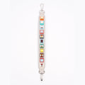 Fendi Womens Studs Strap Multicoloured Leather / Acetate Short
