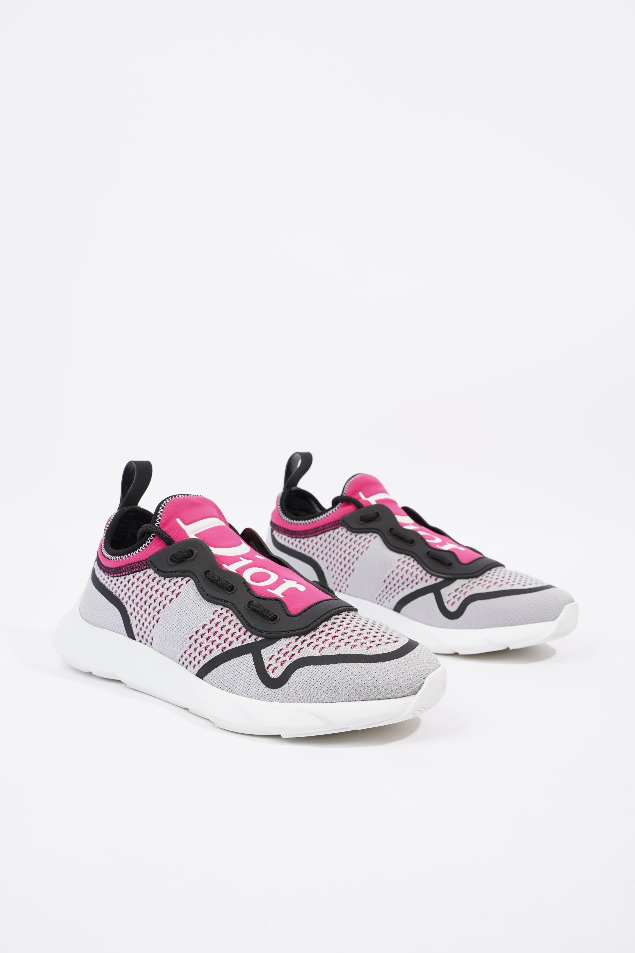 Christian Dior Mens B21 White / Black / Pink EU 40 / UK 6