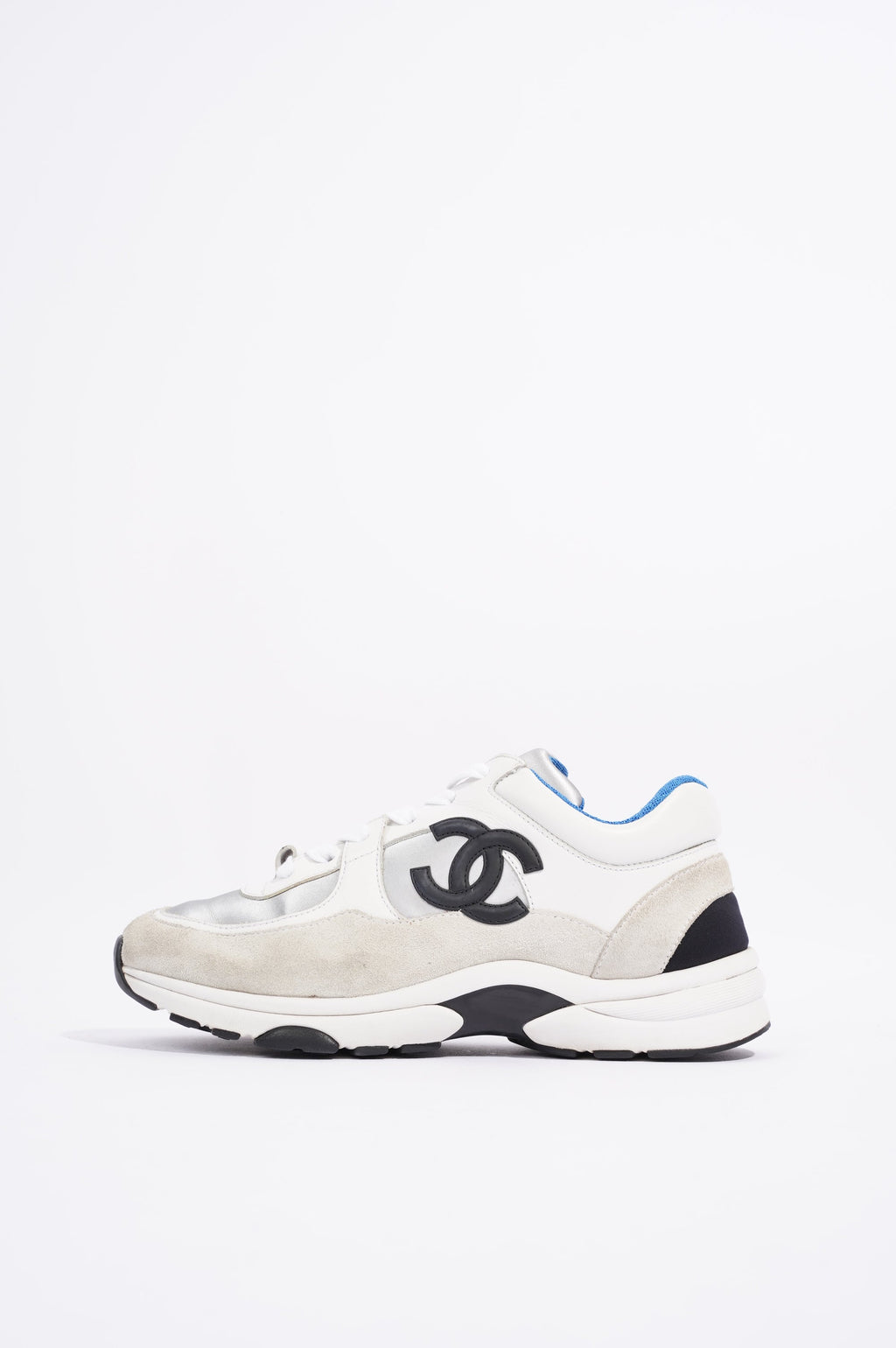 Chanel Womens CC Logo White / Black / Blue EU 36.5 / UK 3.5