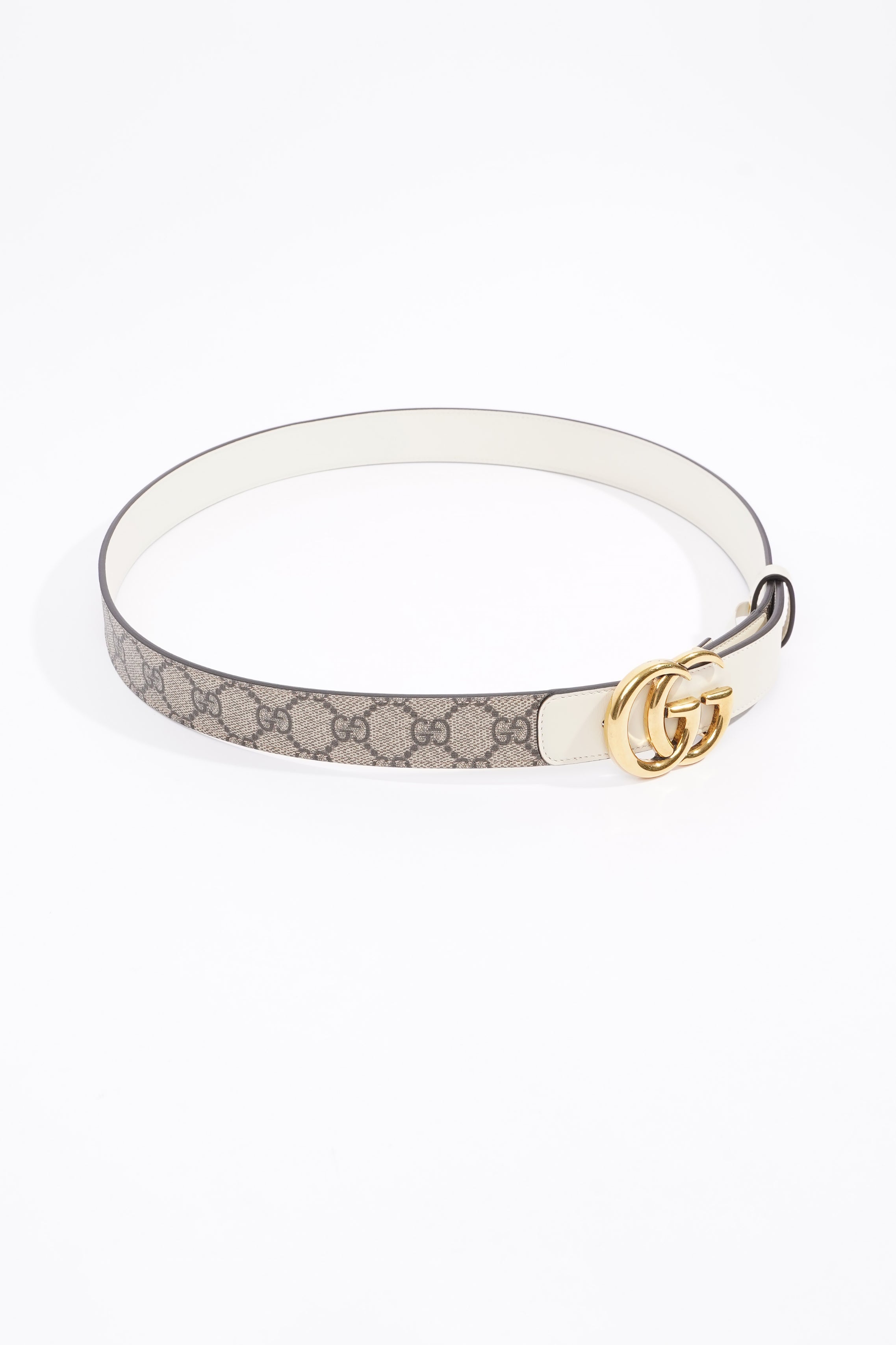 Gucci Marmont Buckle Belt Canvas Leather 95cm - 38"