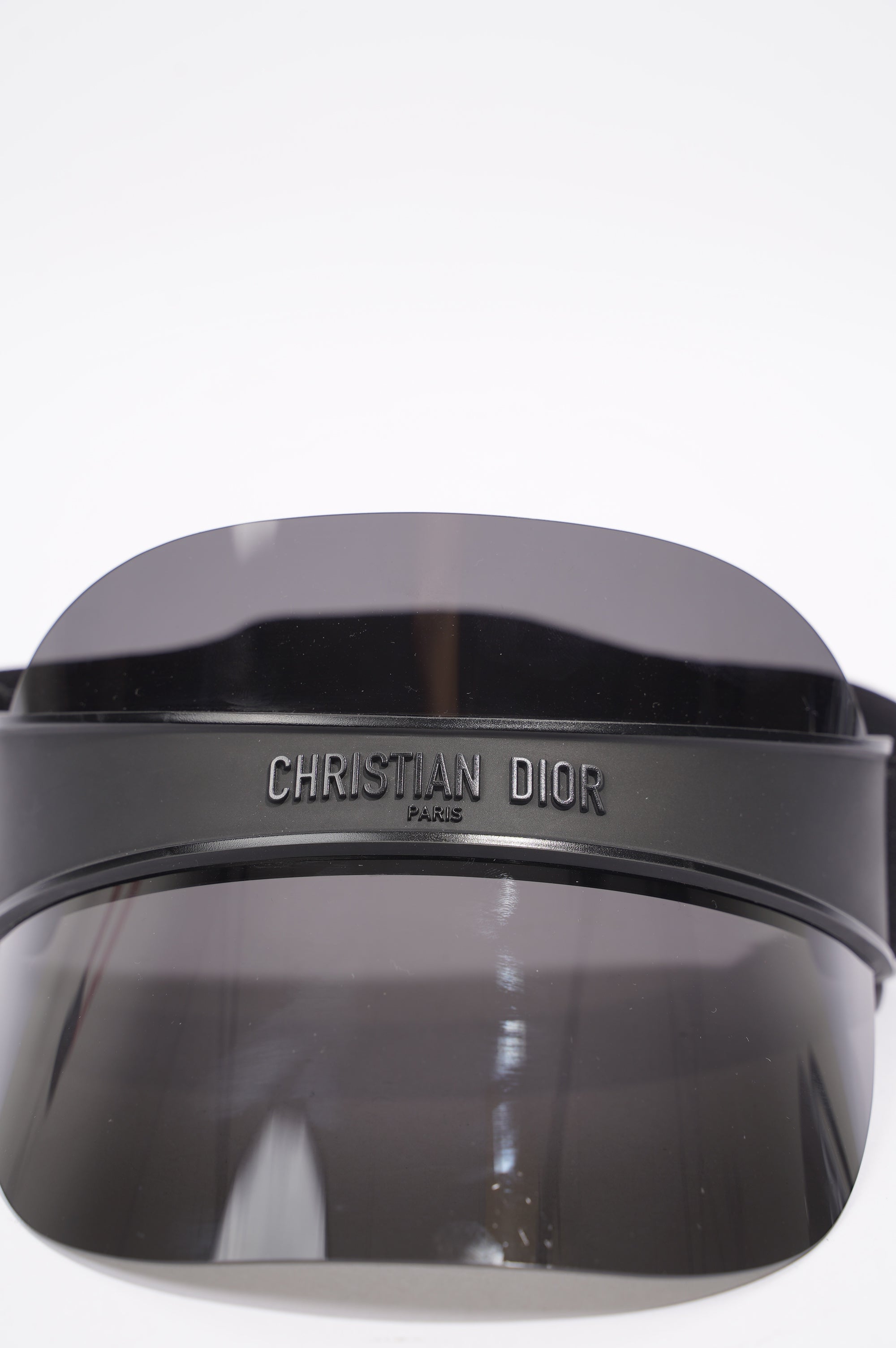 Christian Dior Womens Visor DiorClub V1U Black Acetate / Rubber