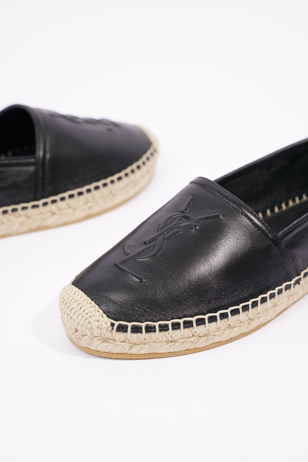 Saint Laurent Womens Espadrilles Black EU 36 / UK 3