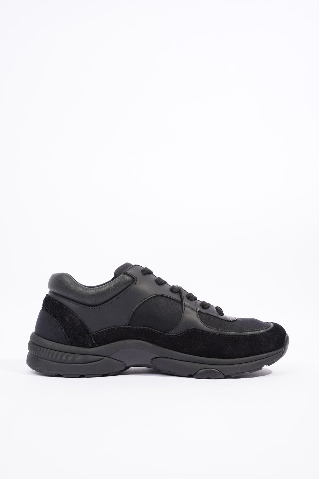 Chanel Womens Runner Black Suede EU 39.5 / UK 6.5