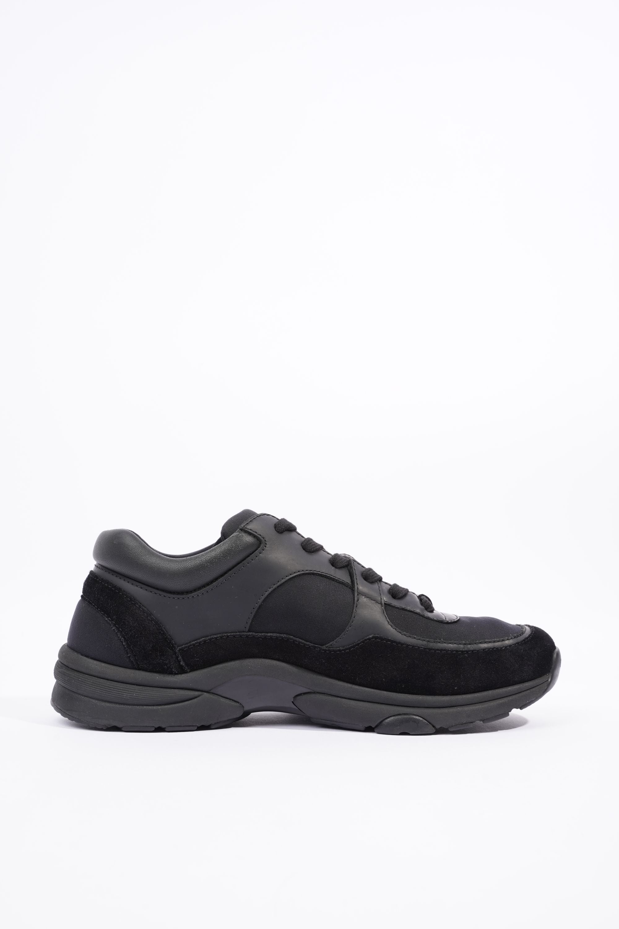 Chanel Womens Runner Black Suede EU 39.5 / UK 6.5