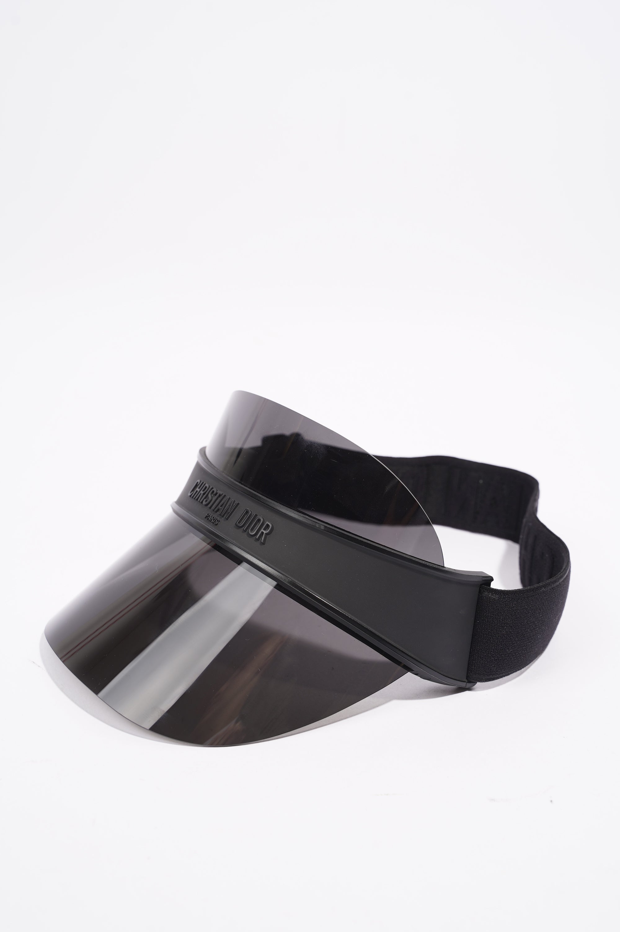 Christian Dior Womens Visor DiorClub V1U Black Acetate / Rubber