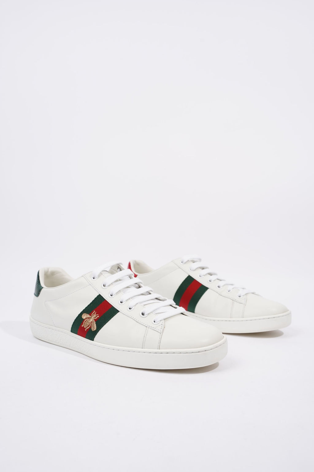 Gucci Mens Ace Bee White / Green / Red EU 41 / UK 7