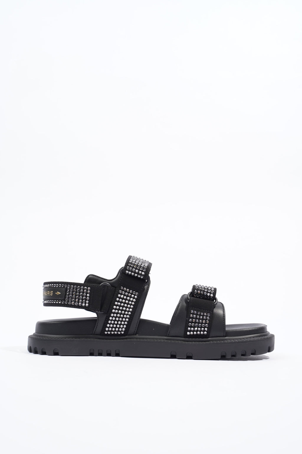 Christian Dior Womens Dioract Black / Silver EU 37.5 / UK 4.5