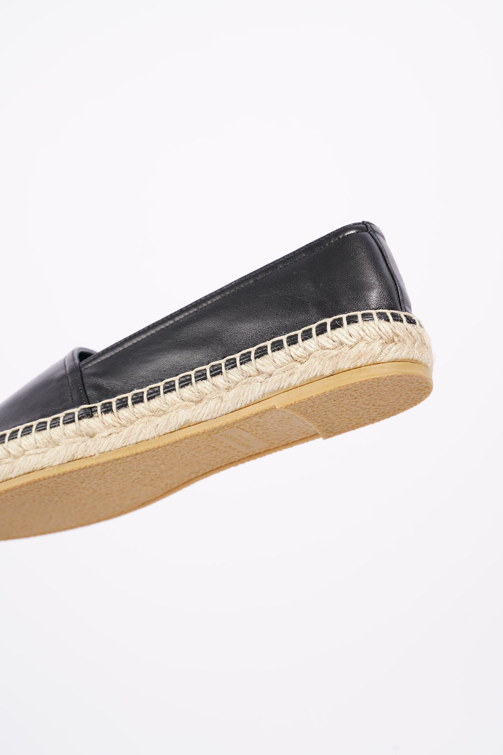 Saint Laurent Womens Espadrilles Black EU 36 / UK 3