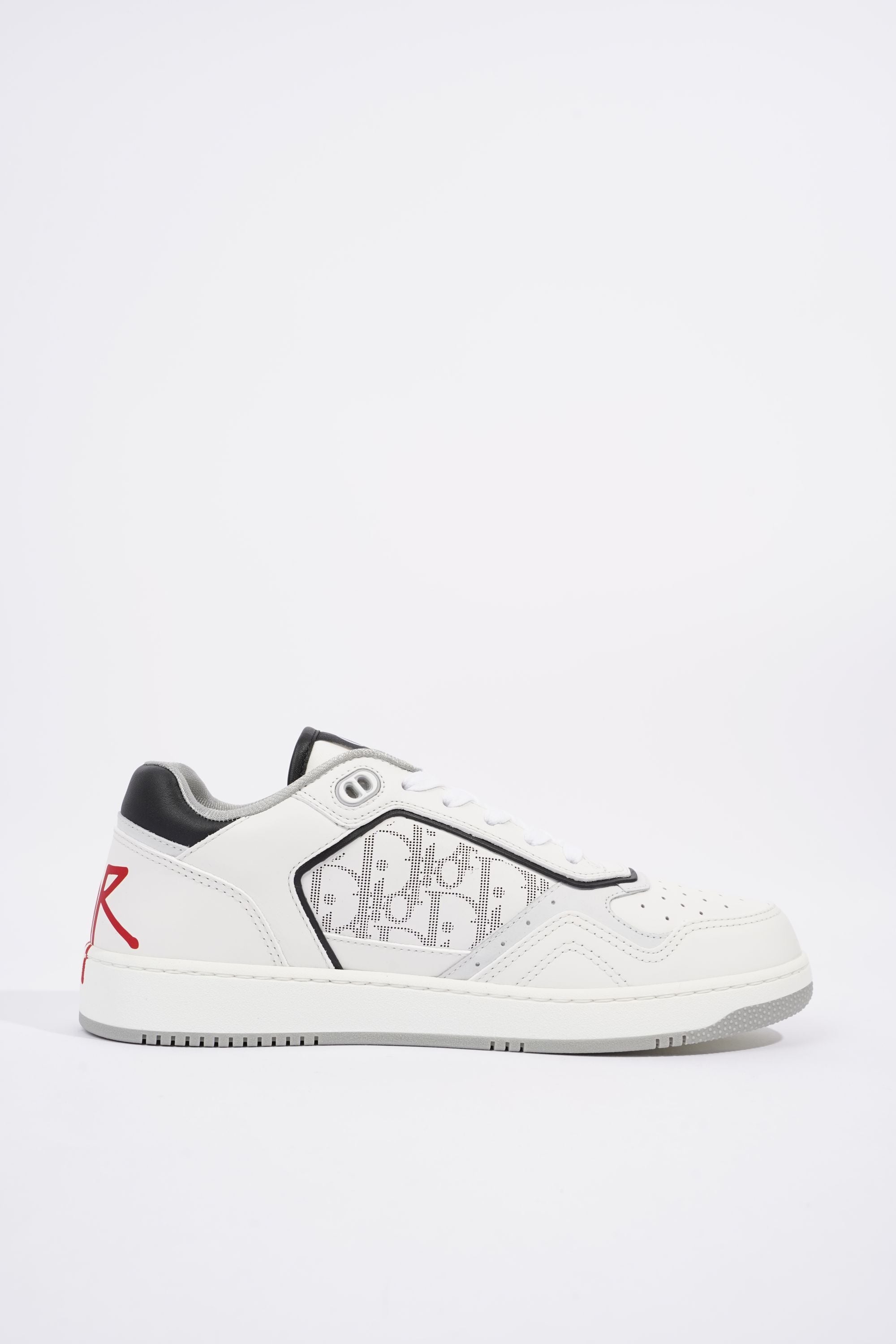 Christian Dior x Stussy Mens B27 Low Top White / Black / Red EU 41.5 / UK 7.5