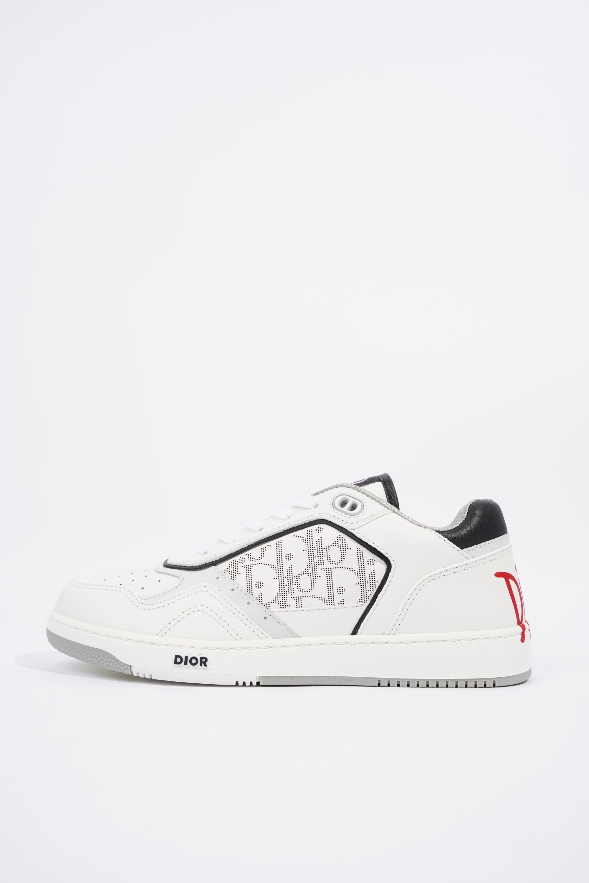Christian Dior x Stussy Mens B27 Low Top White / Black / Red EU 41.5 / UK 7.5