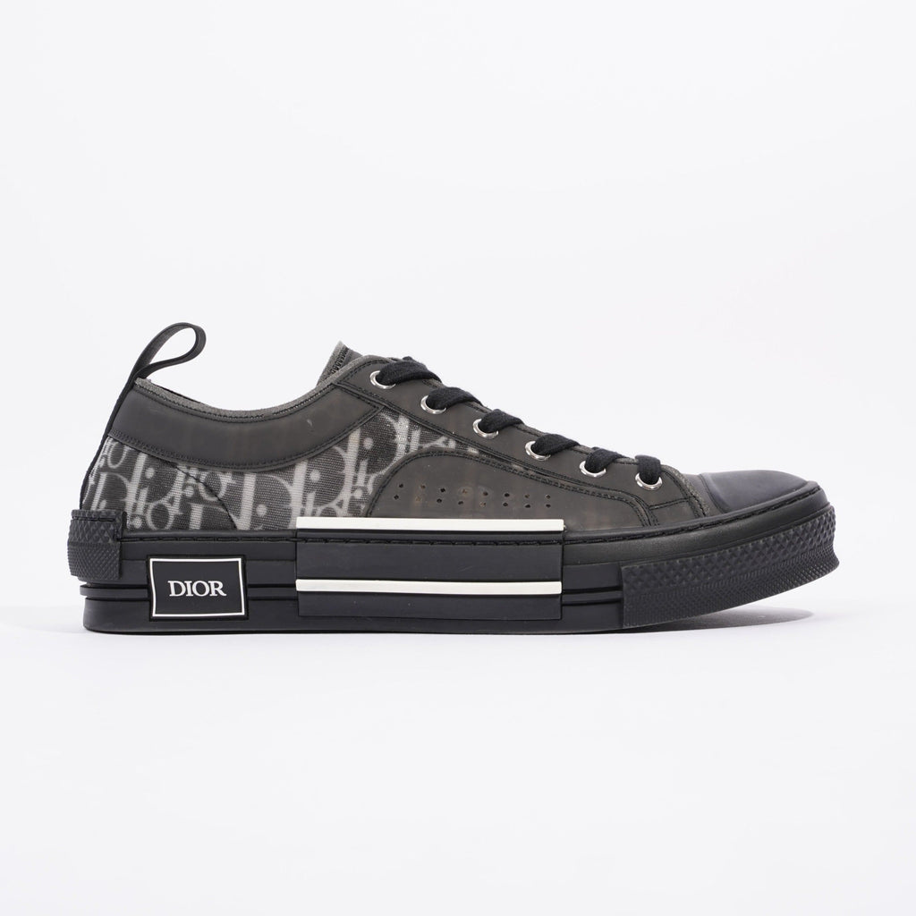 Christian Dior Mens B23 Low Top Sneaker Black EU 42.5 / UK 8.5