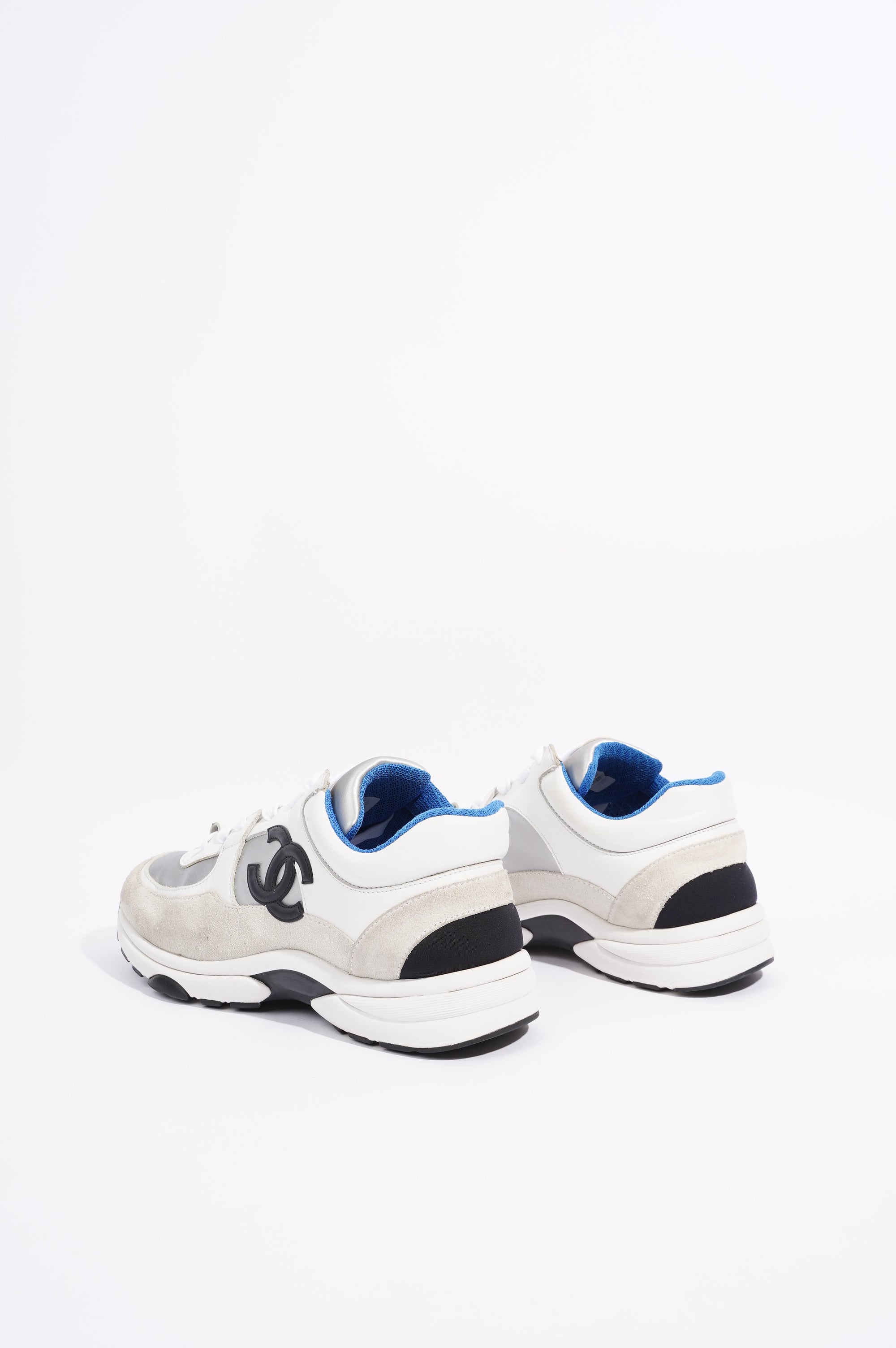 Chanel Womens CC Logo White / Black / Blue EU 36.5 / UK 3.5