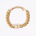 Christian Dior Womens 30 Montaigne Bracelet Golden Finish / Base Metal
