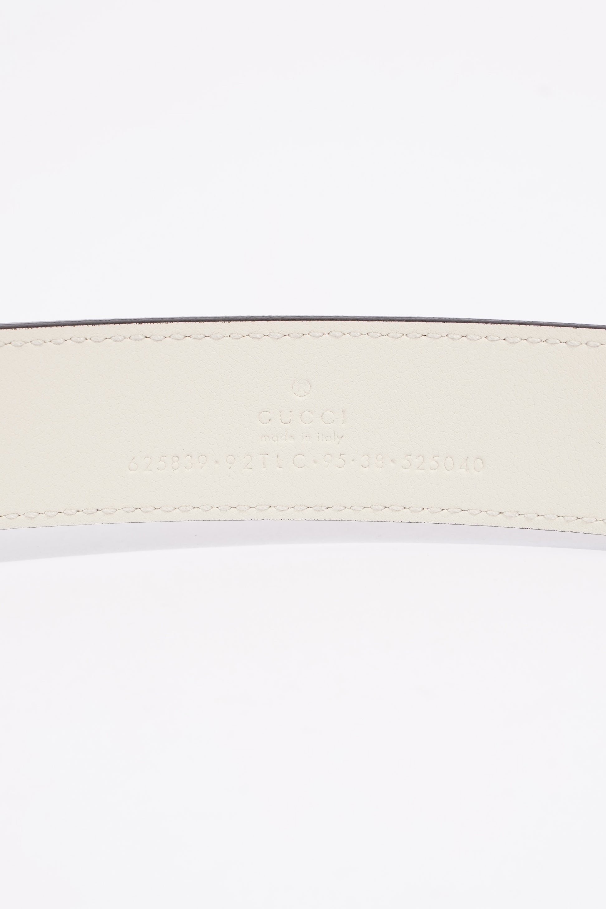 Gucci Marmont Buckle Belt Canvas Leather 95cm - 38"