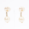 Chanel Pearl Pendant Earrings