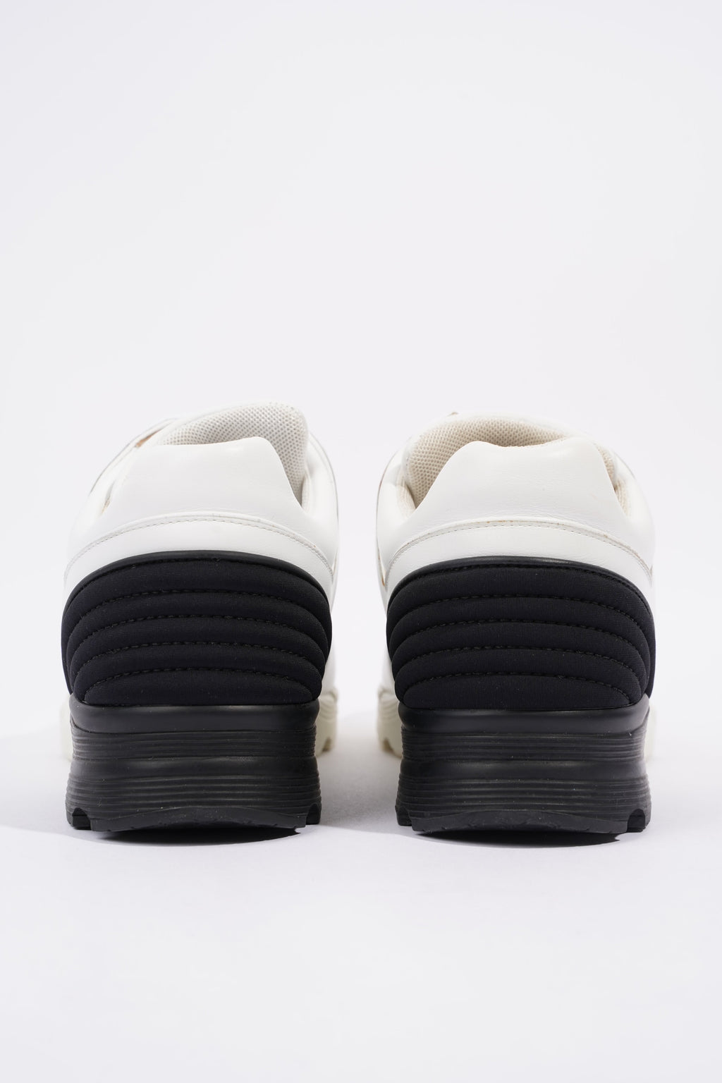 Chanel Womens Tennis Sneaker White EU 39.5 / UK 6.5