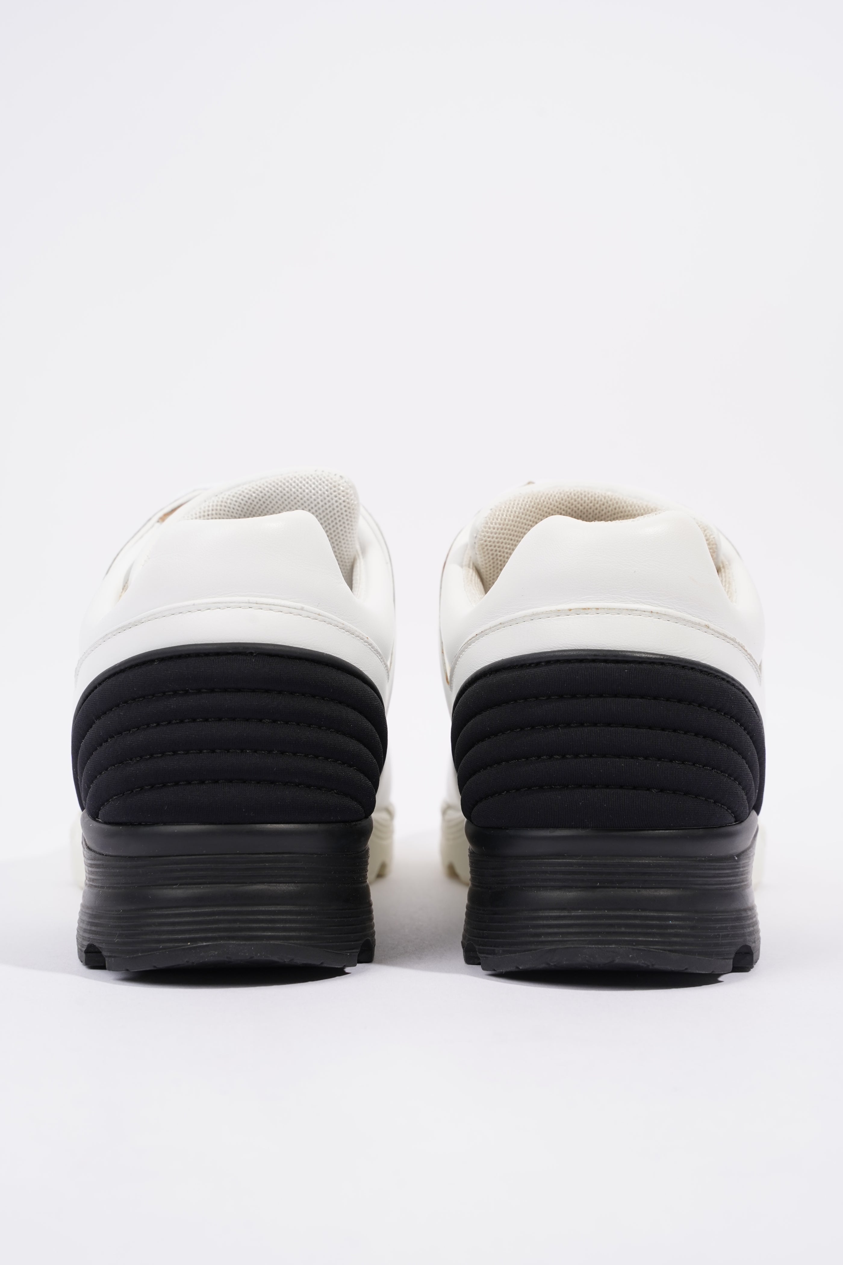 Chanel Womens Tennis Sneaker White EU 39.5 / UK 6.5