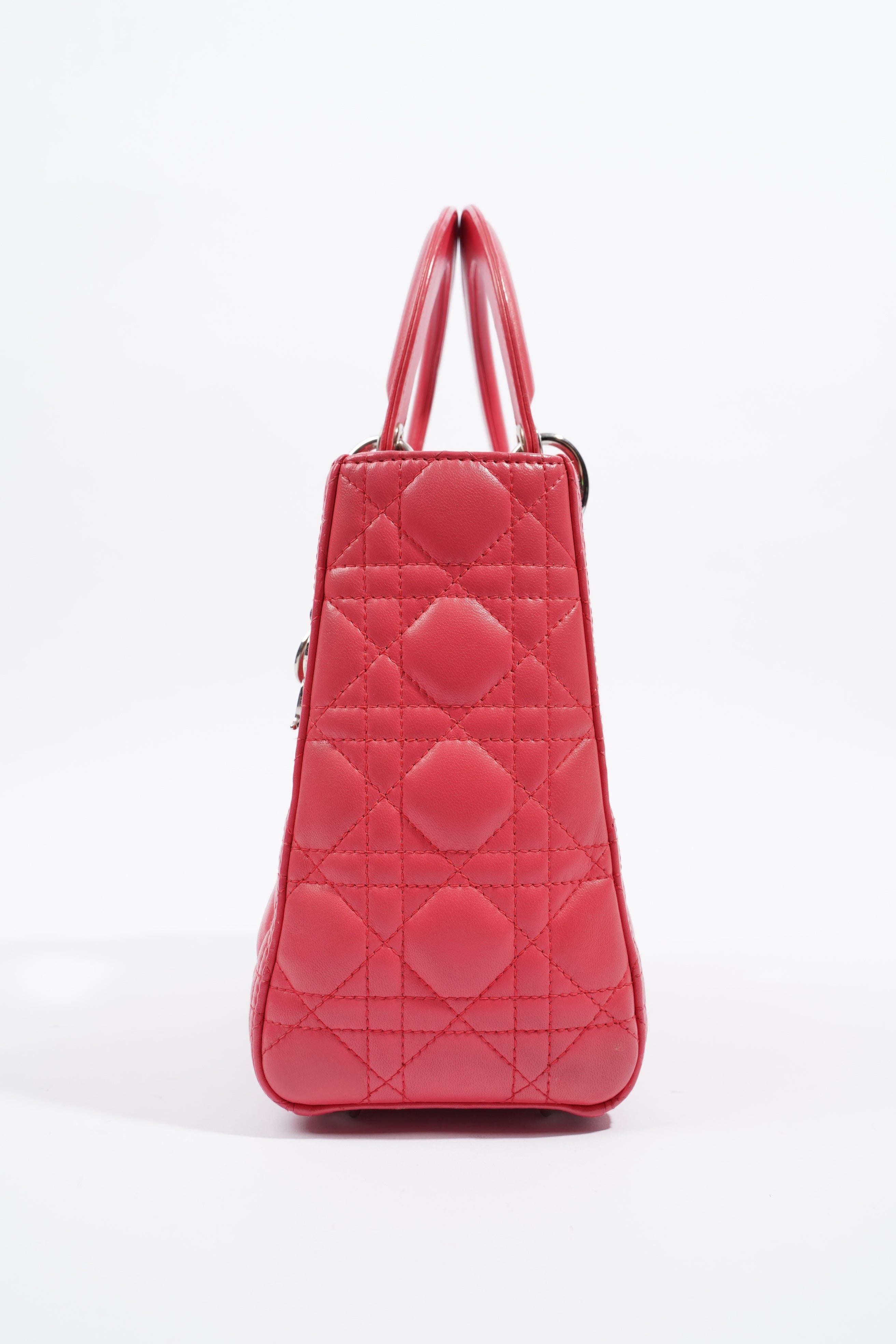Christian Dior Lady Dior Pink Cannage Medium