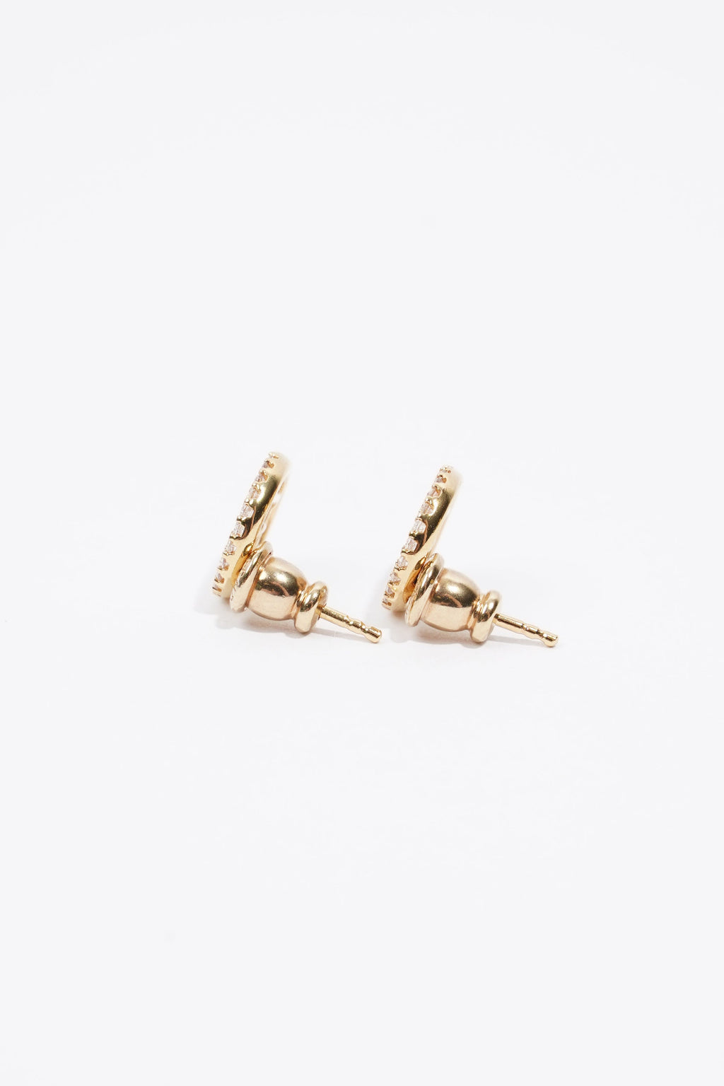 Fendi Womens F is Fendi Golden Finish Base Metal / Rhinestones