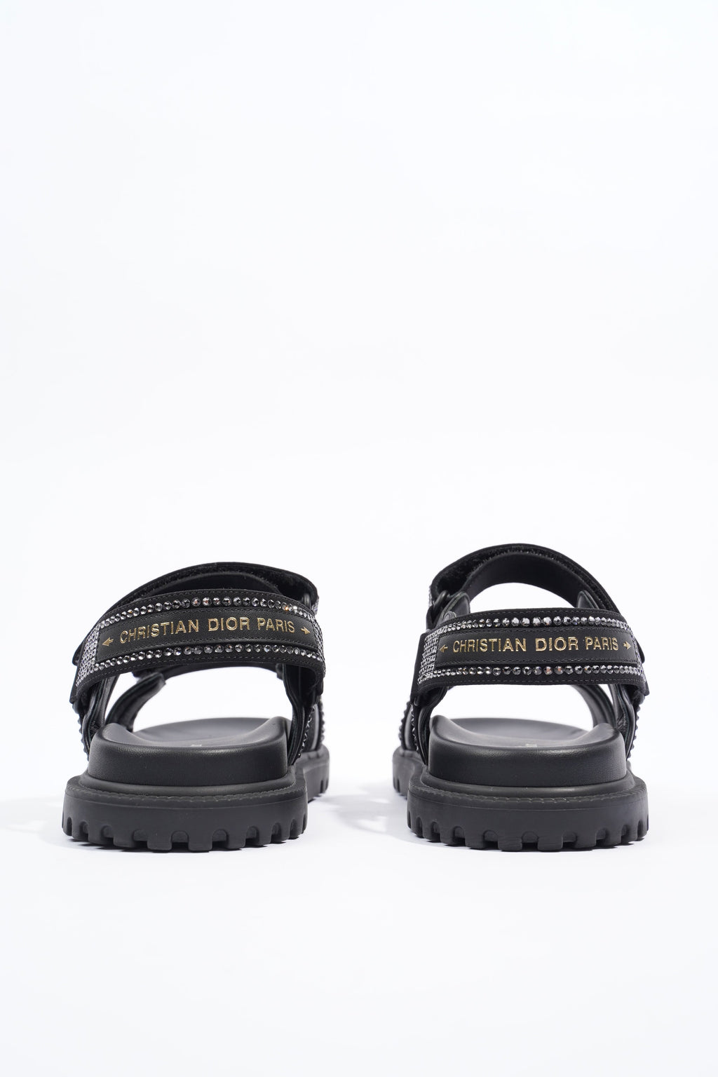 Christian Dior Womens Dioract Black / Silver EU 37.5 / UK 4.5