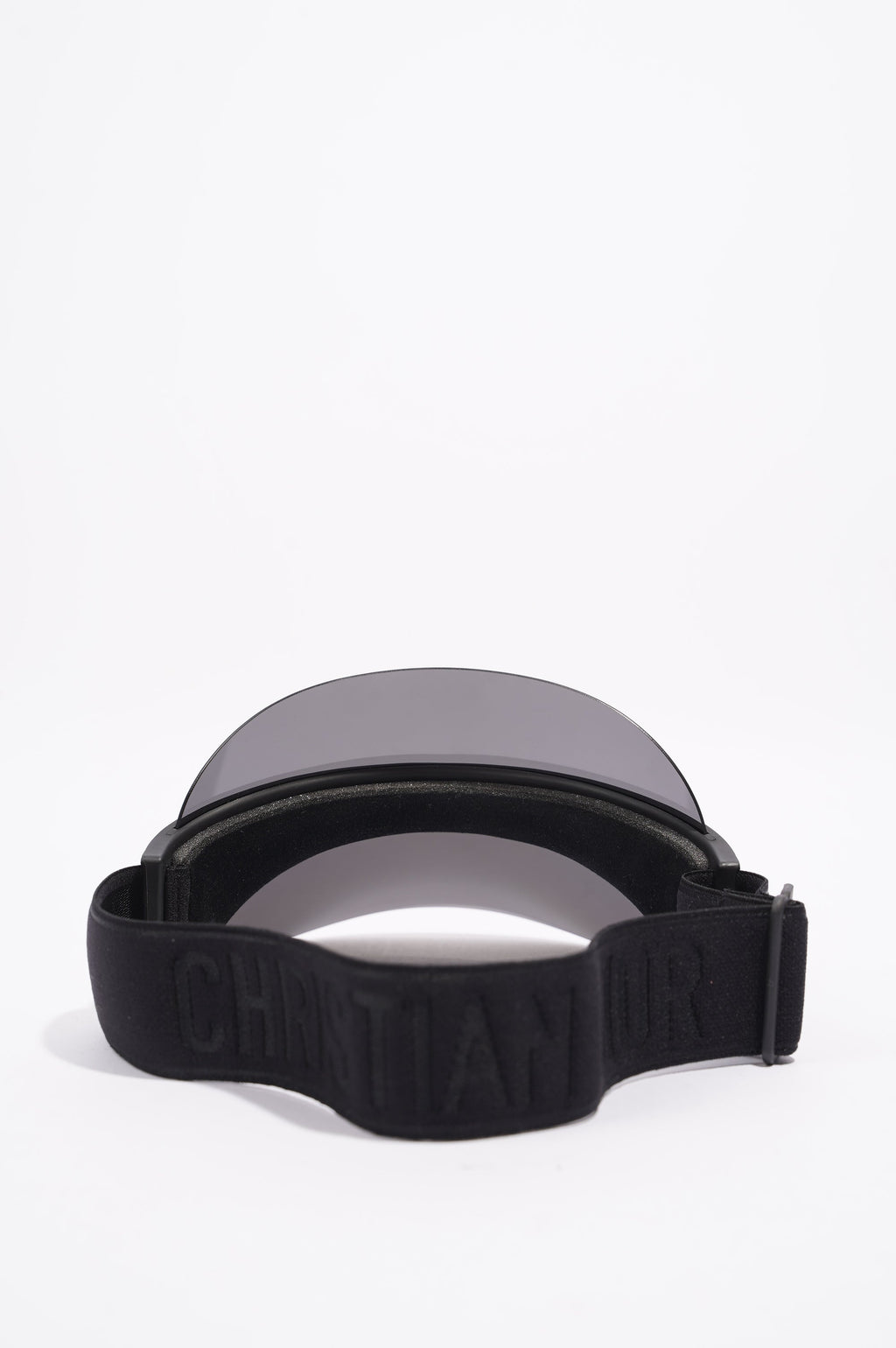 Christian Dior Womens Visor DiorClub V1U Black Acetate / Rubber