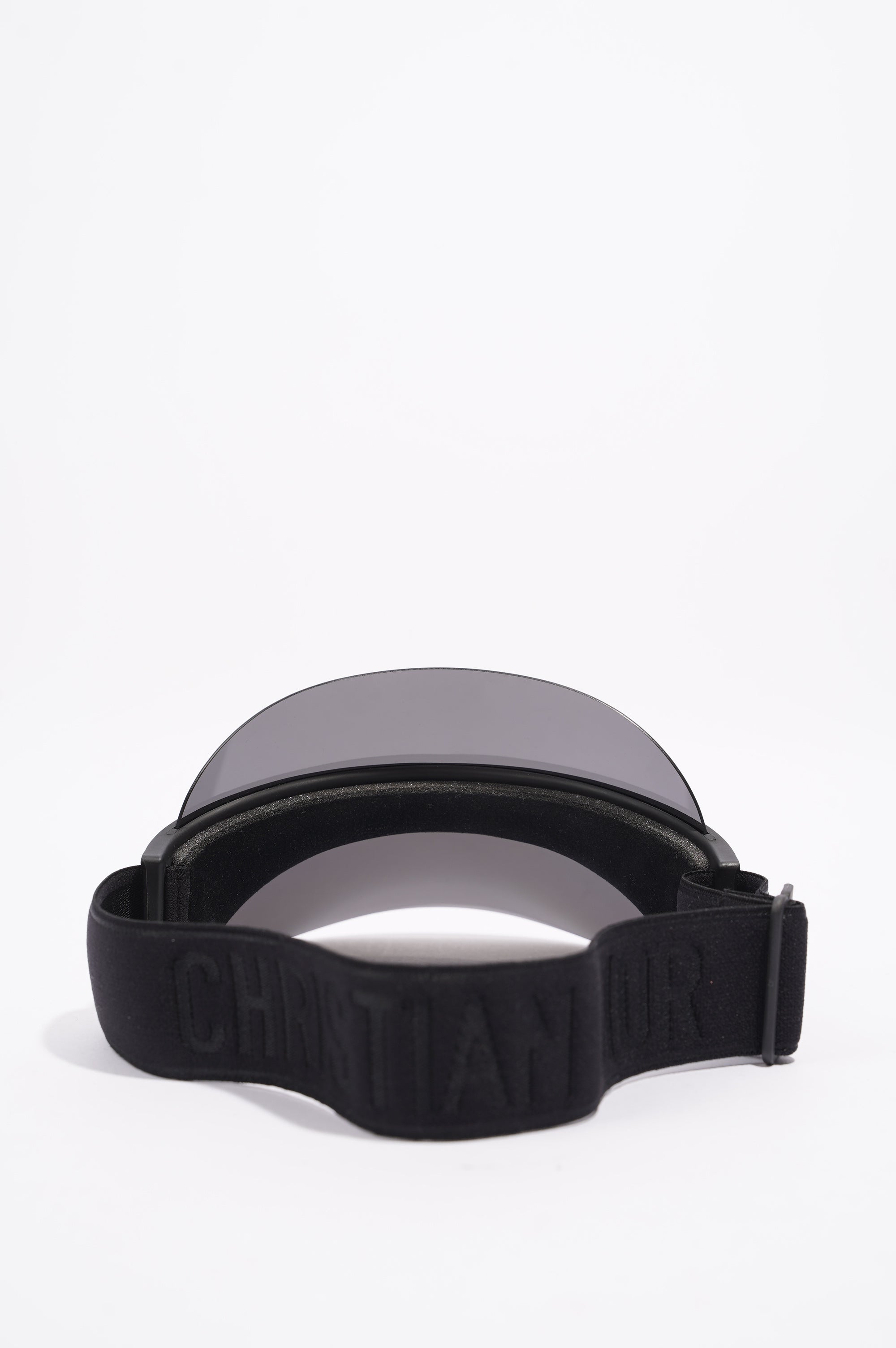 Christian Dior Womens Visor DiorClub V1U Black Acetate / Rubber