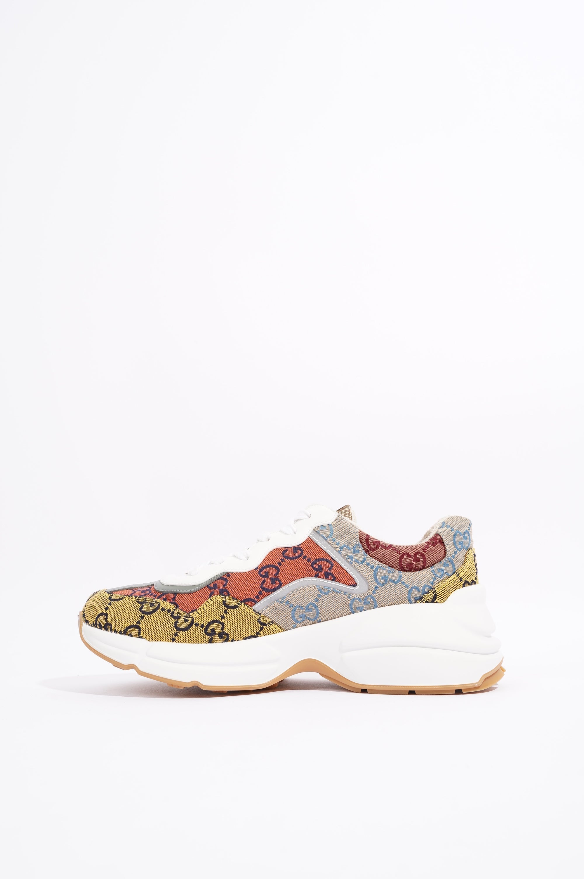 Gucci Womens Rhyton Red / Yellow / White EU 38 / UK 5