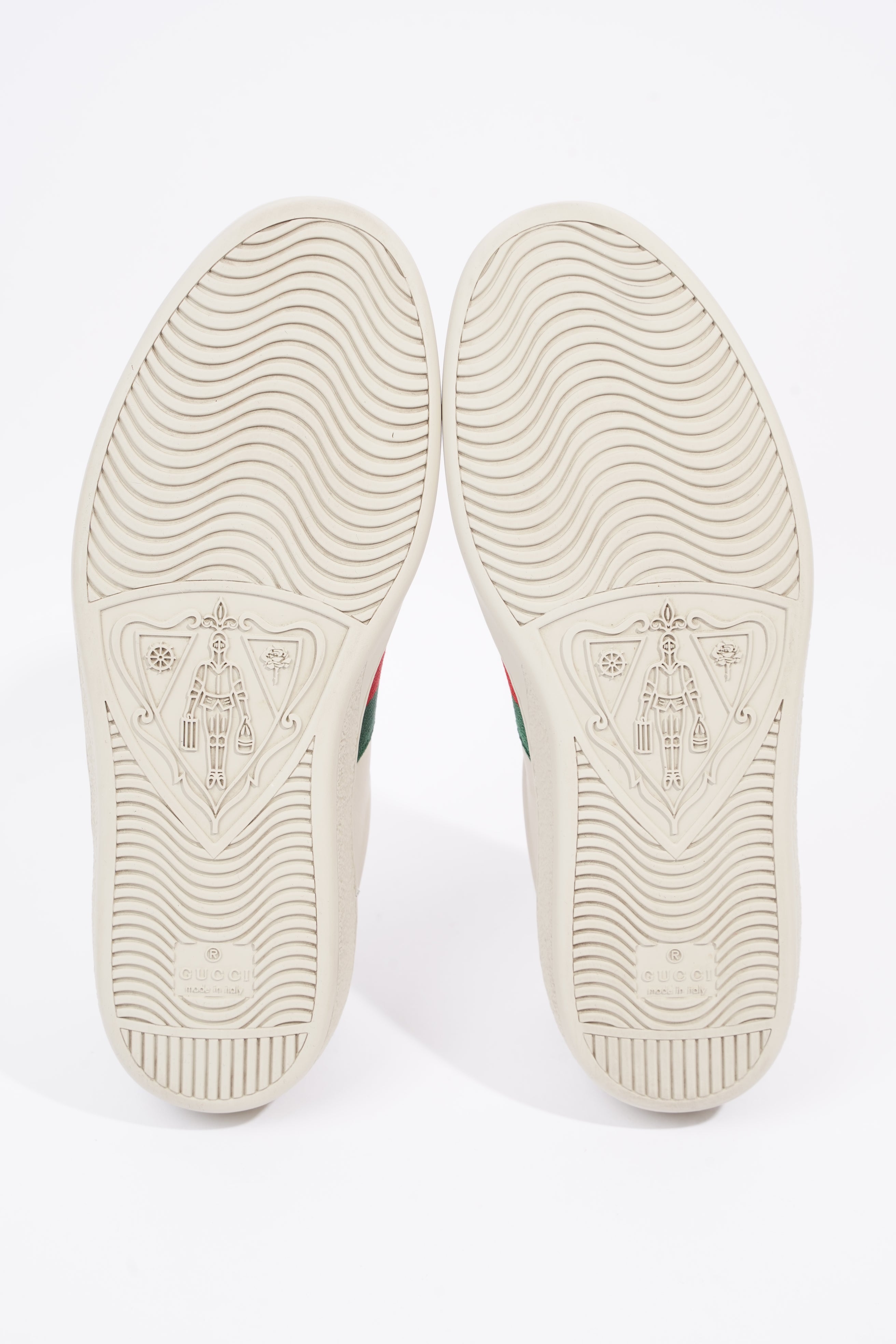 Gucci Mens Ace Floral Off White / Multi EU 40.5 / UK 6.5