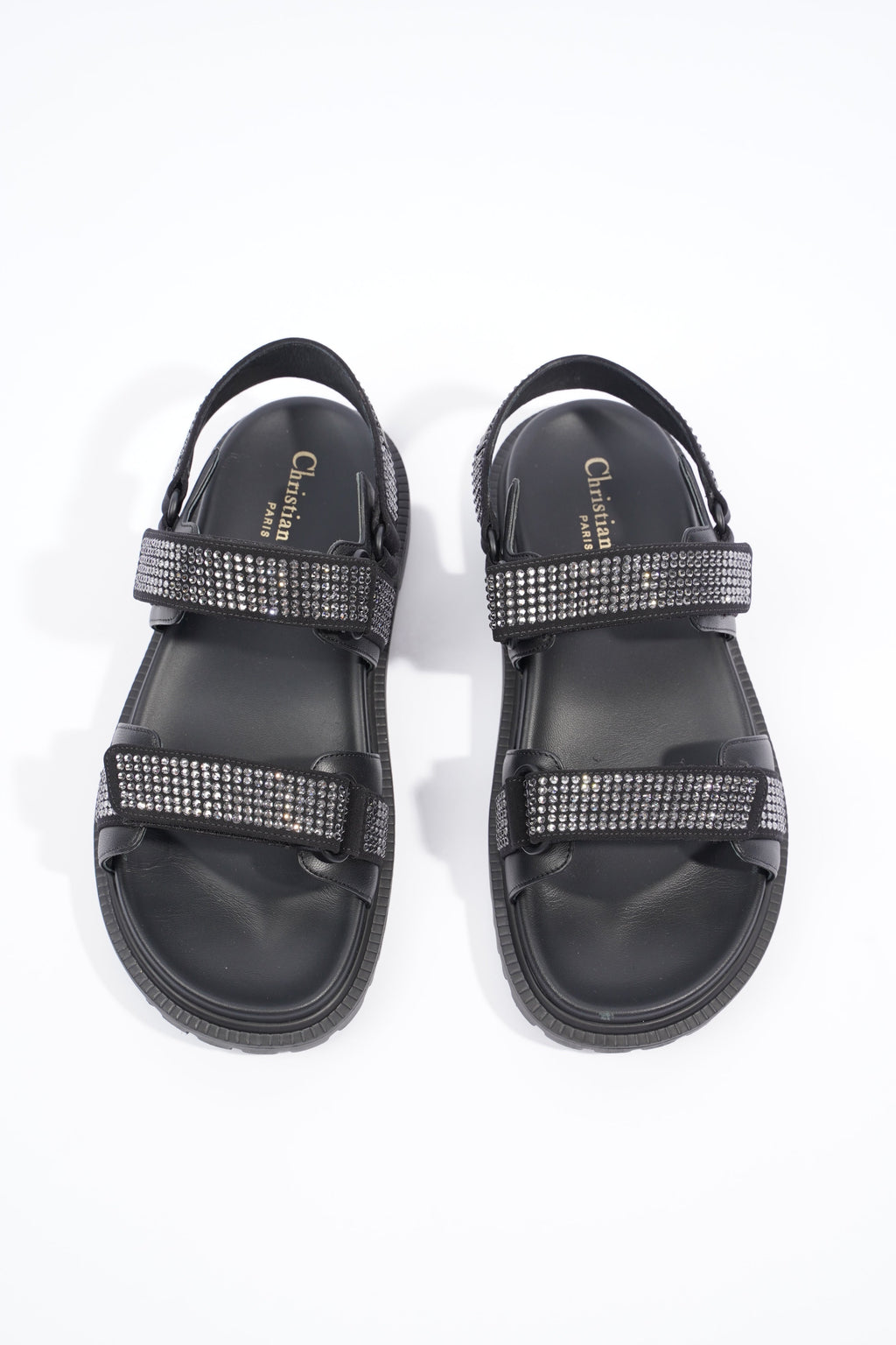 Christian Dior Womens Dioract Black / Silver EU 37.5 / UK 4.5