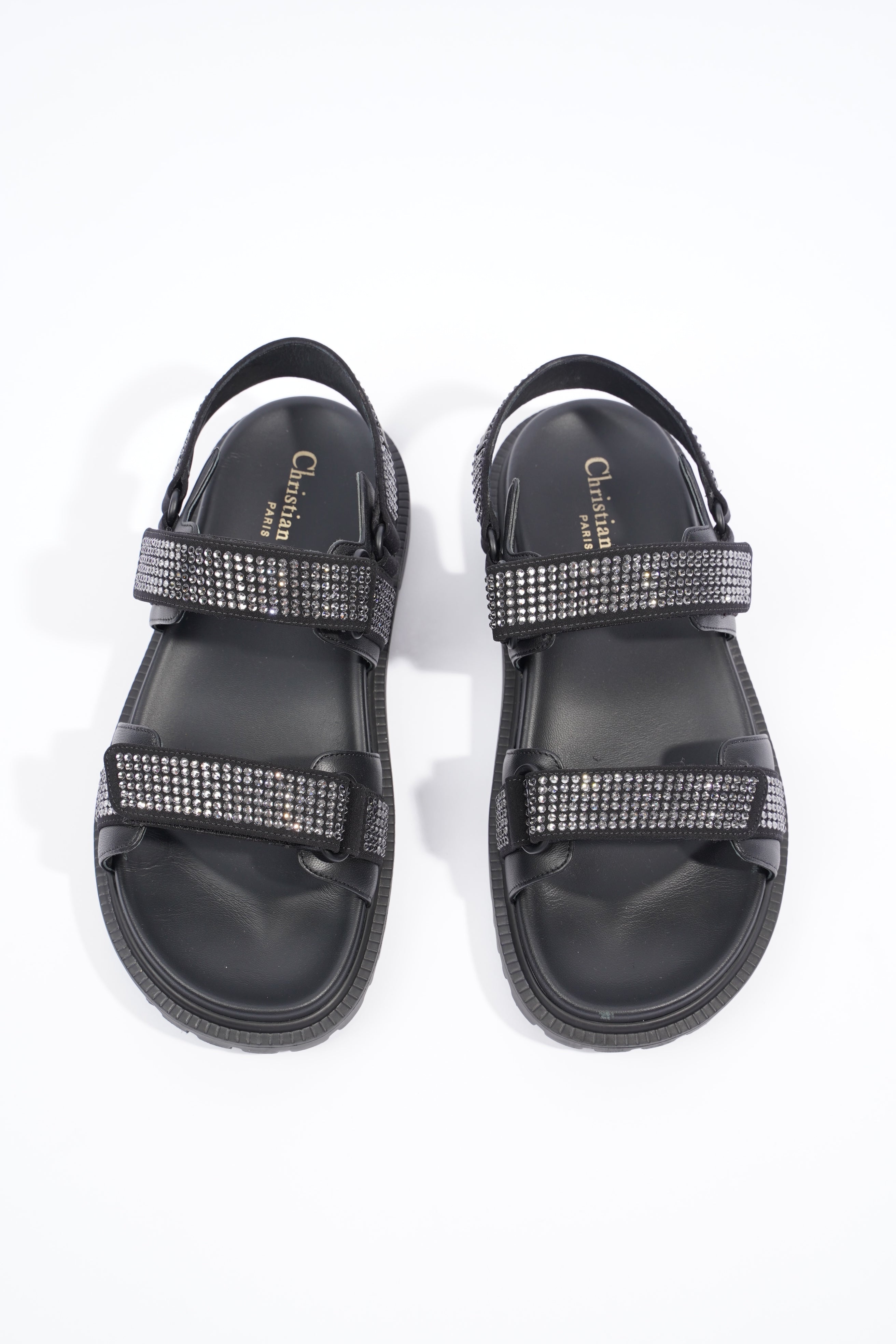 Christian Dior Womens Dioract Black / Silver EU 37.5 / UK 4.5