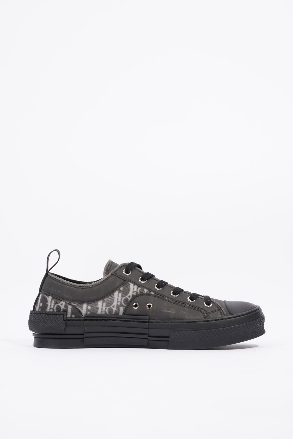 Christian Dior Mens B23 Low Top Sneaker Black EU 42.5 / UK 8.5