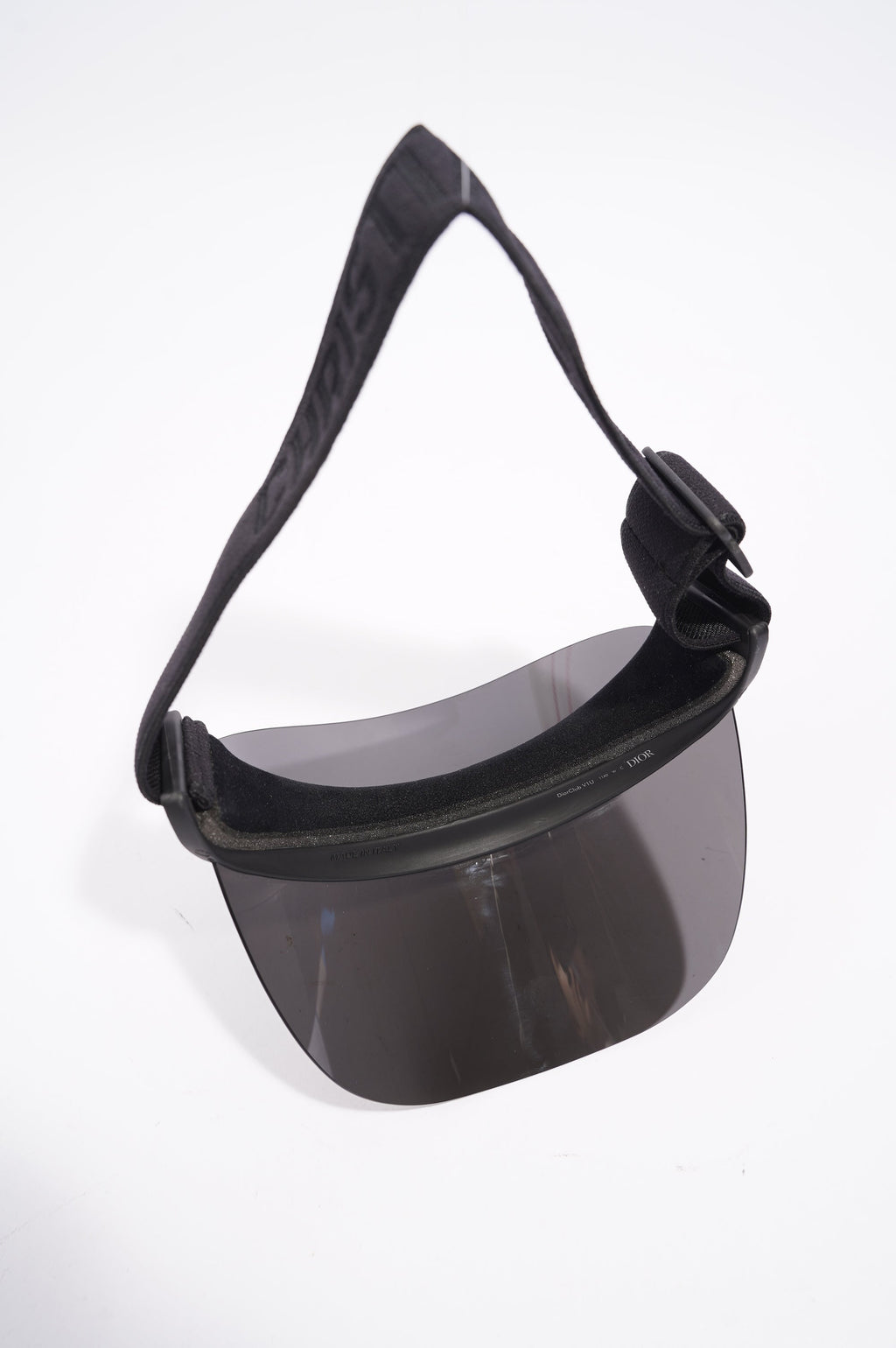 Christian Dior Womens Visor DiorClub V1U Black Acetate / Rubber