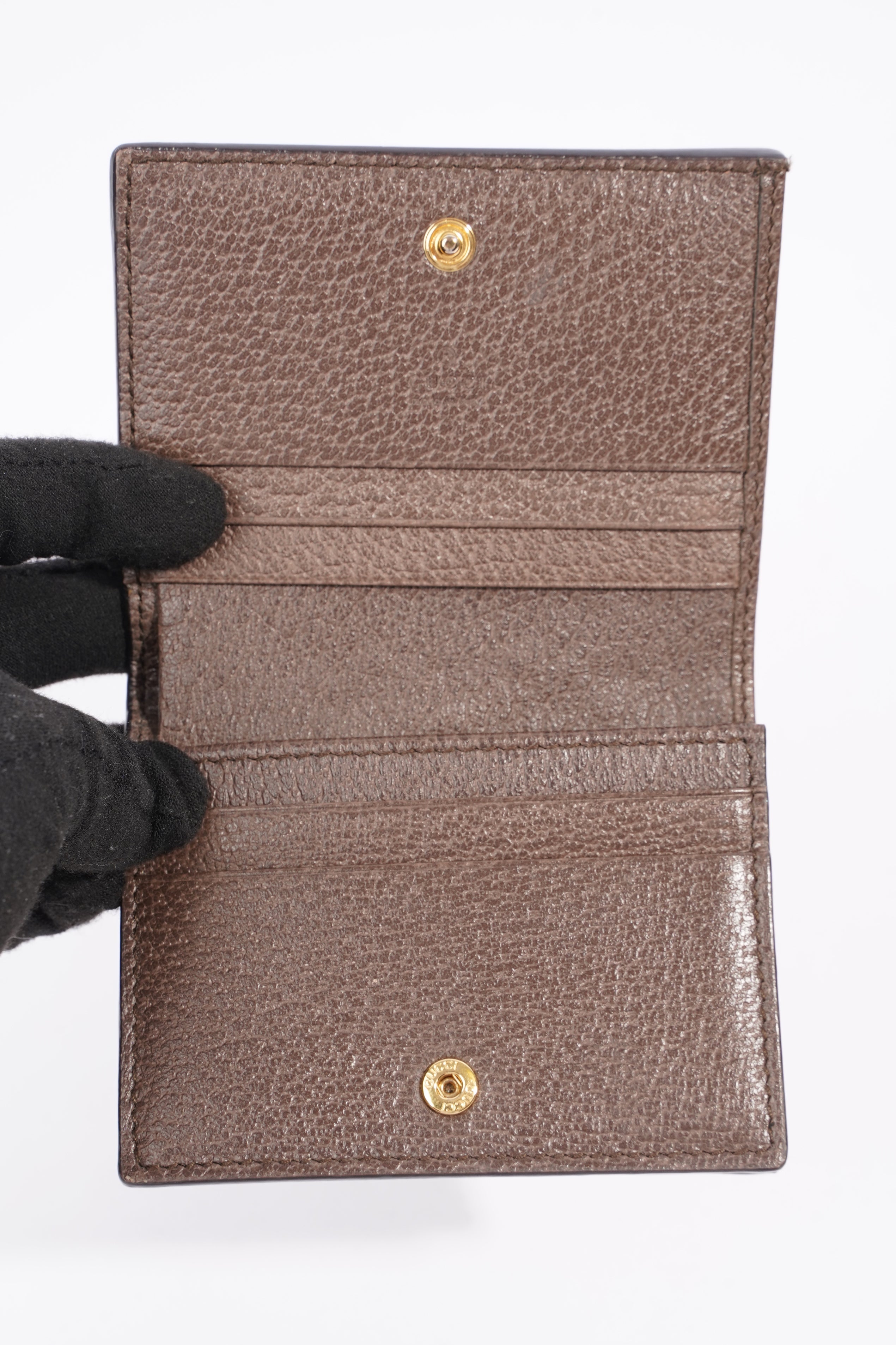 Gucci Ophidia Card Case Wallet Supreme / Green / Red