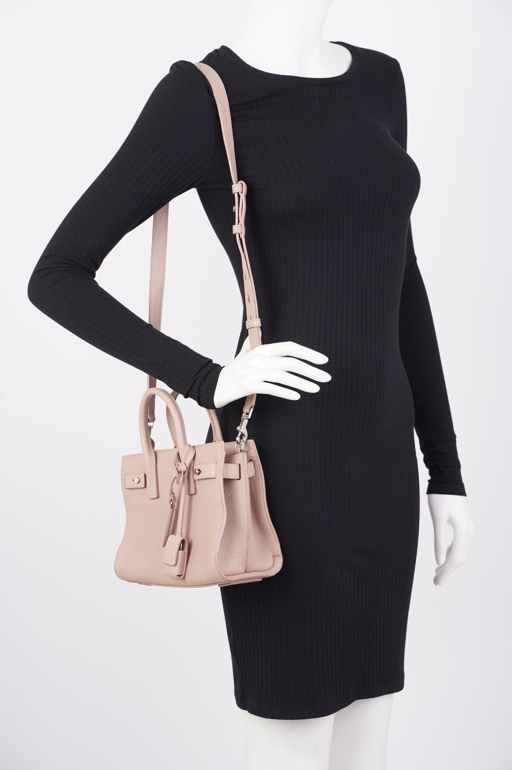 Saint Laurent Sac De Jour Pink Leather Nano