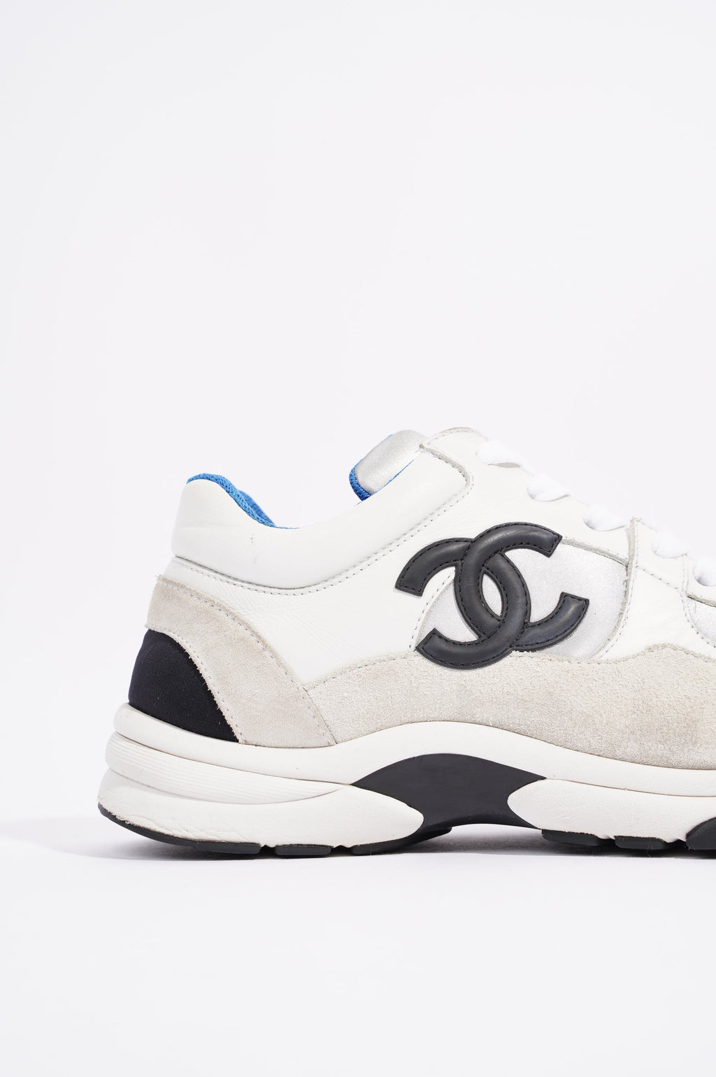 Chanel Womens CC Logo White / Black / Blue EU 36.5 / UK 3.5