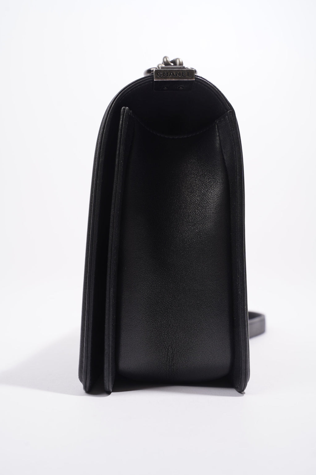 Chanel Boy Bag Black Lambskin Leather