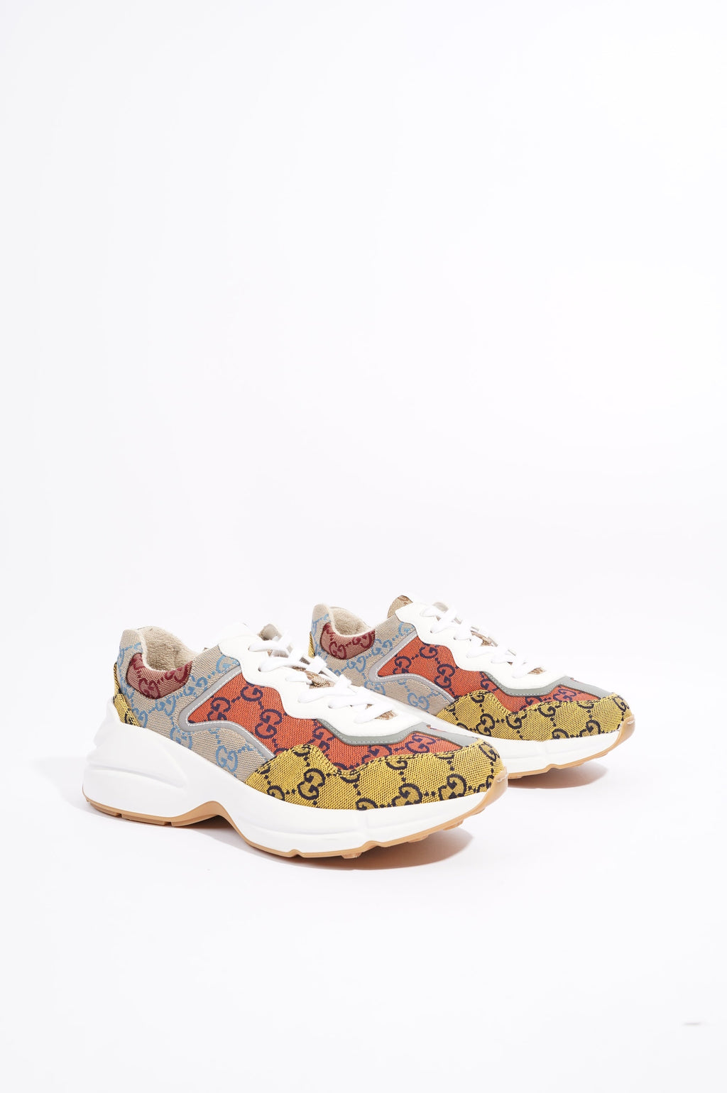 Gucci Womens Rhyton Red / Yellow / White EU 38 / UK 5
