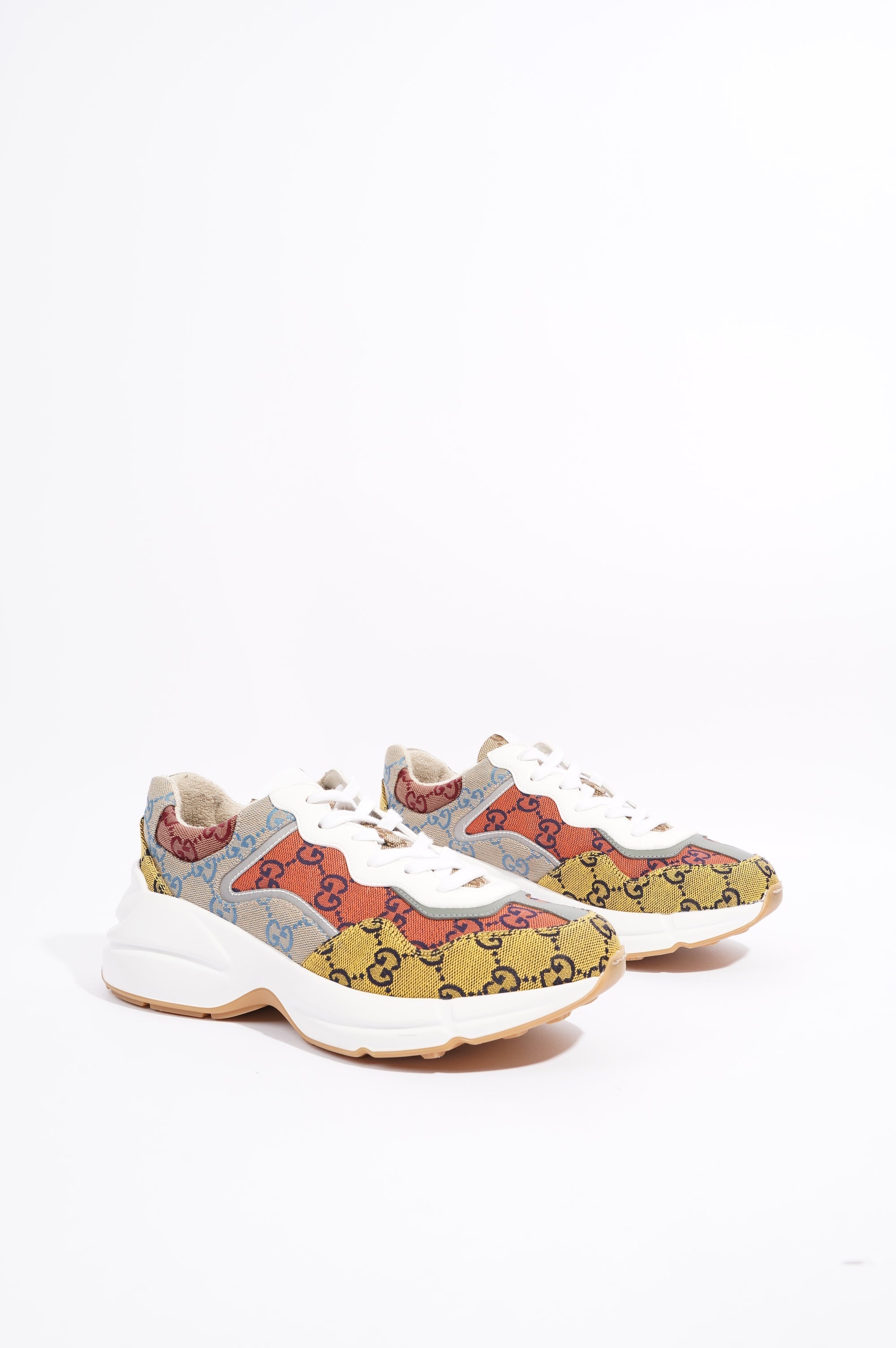 Gucci Womens Rhyton Red / Yellow / White EU 38 / UK 5