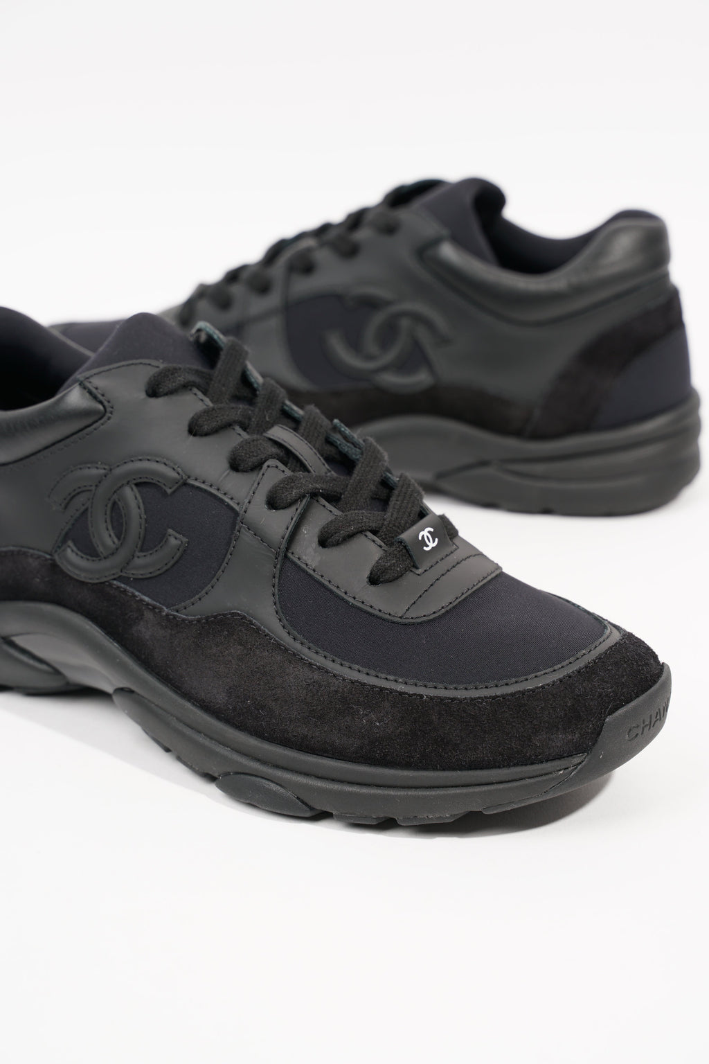 Chanel Womens CC Logo Black EU 41 / UK 8