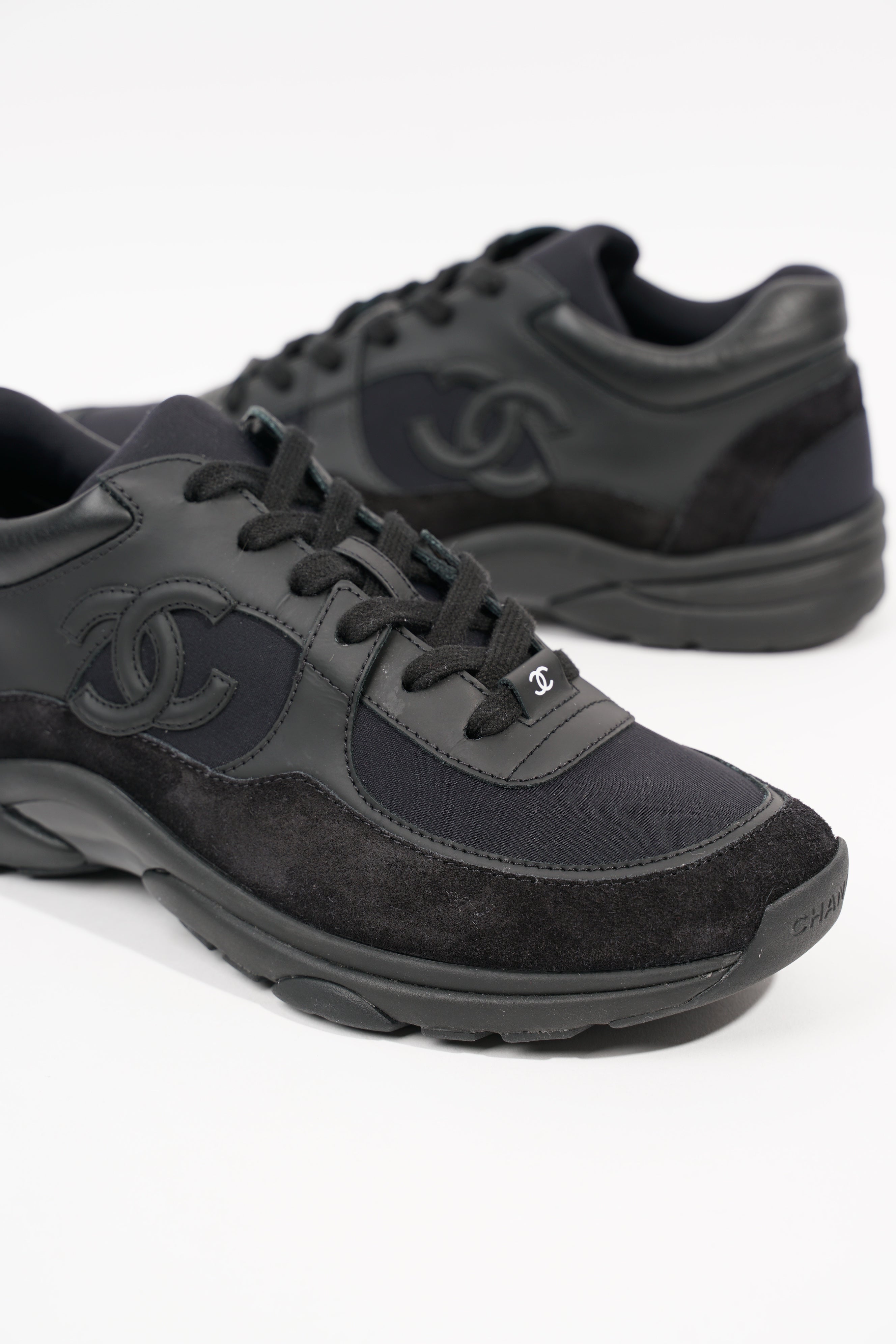 Chanel Womens CC Logo Black EU 41 / UK 8
