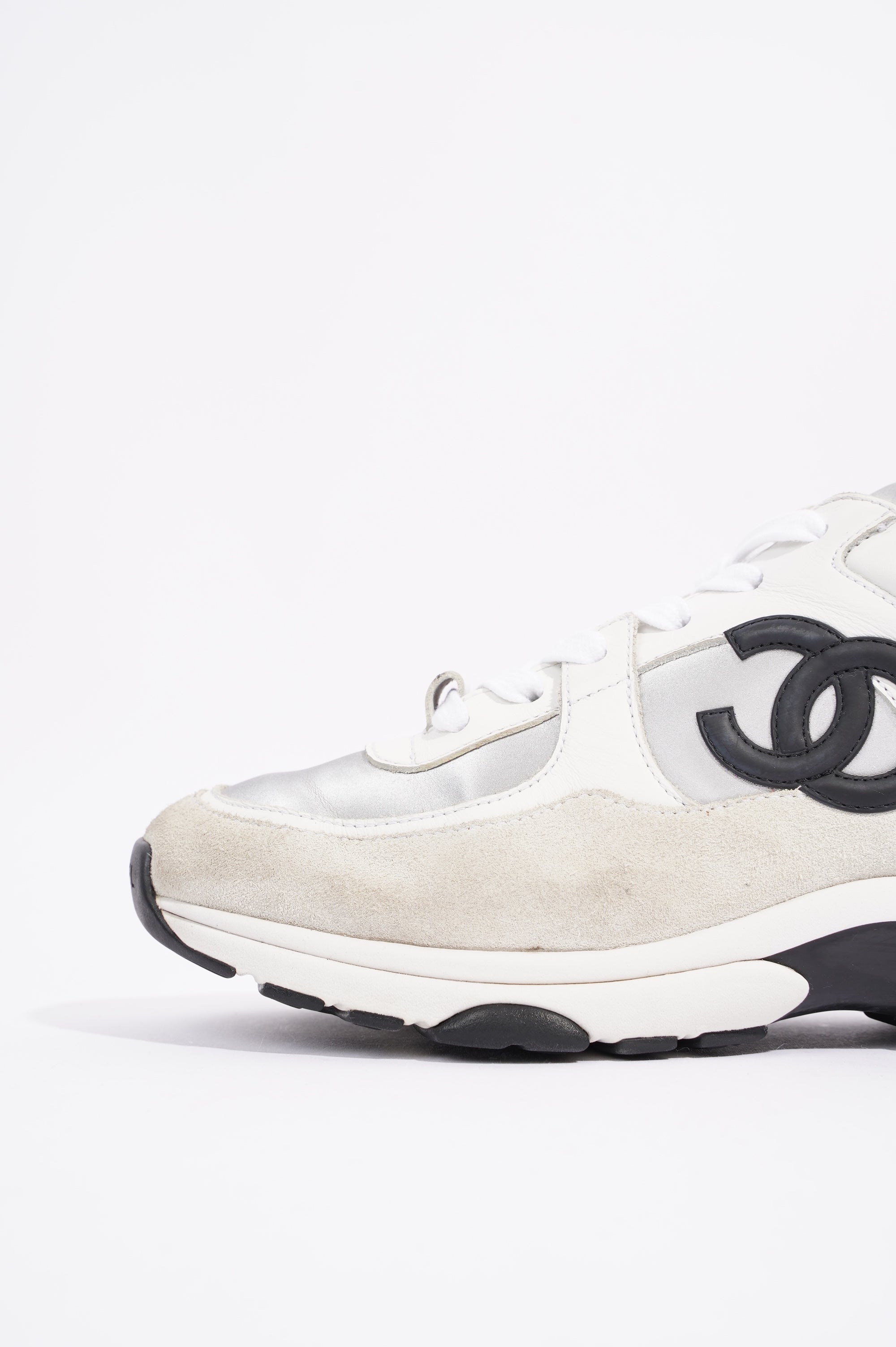 Chanel Womens CC Logo White / Black / Blue EU 36.5 / UK 3.5