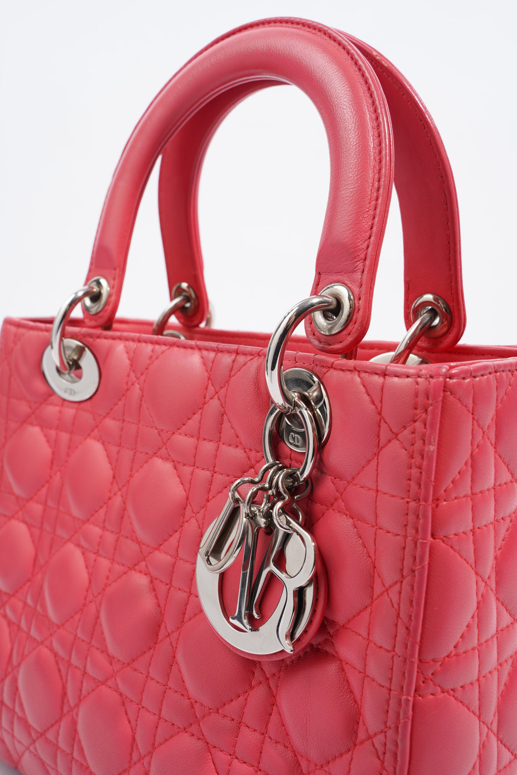 Christian Dior Lady Dior Pink Cannage Medium