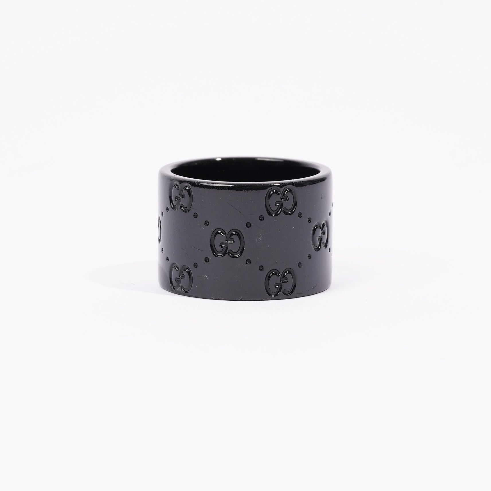 Gucci Icon Ring Black Base Metal 55