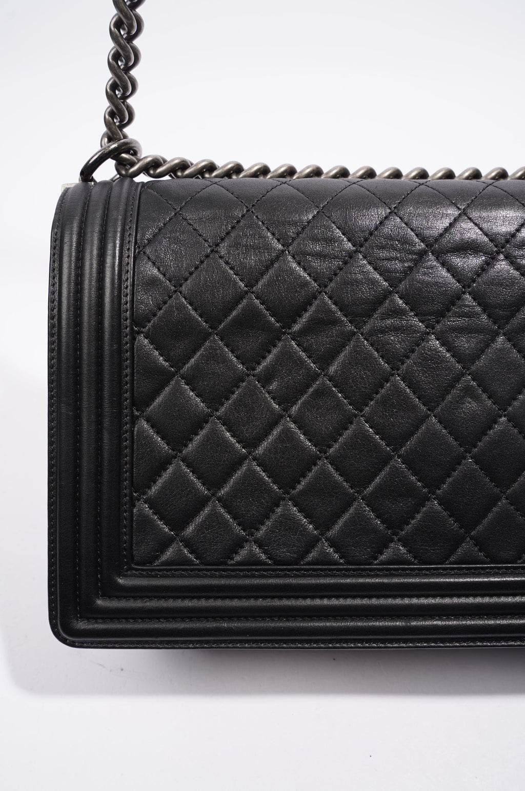 Chanel Boy Bag Black Lambskin Leather