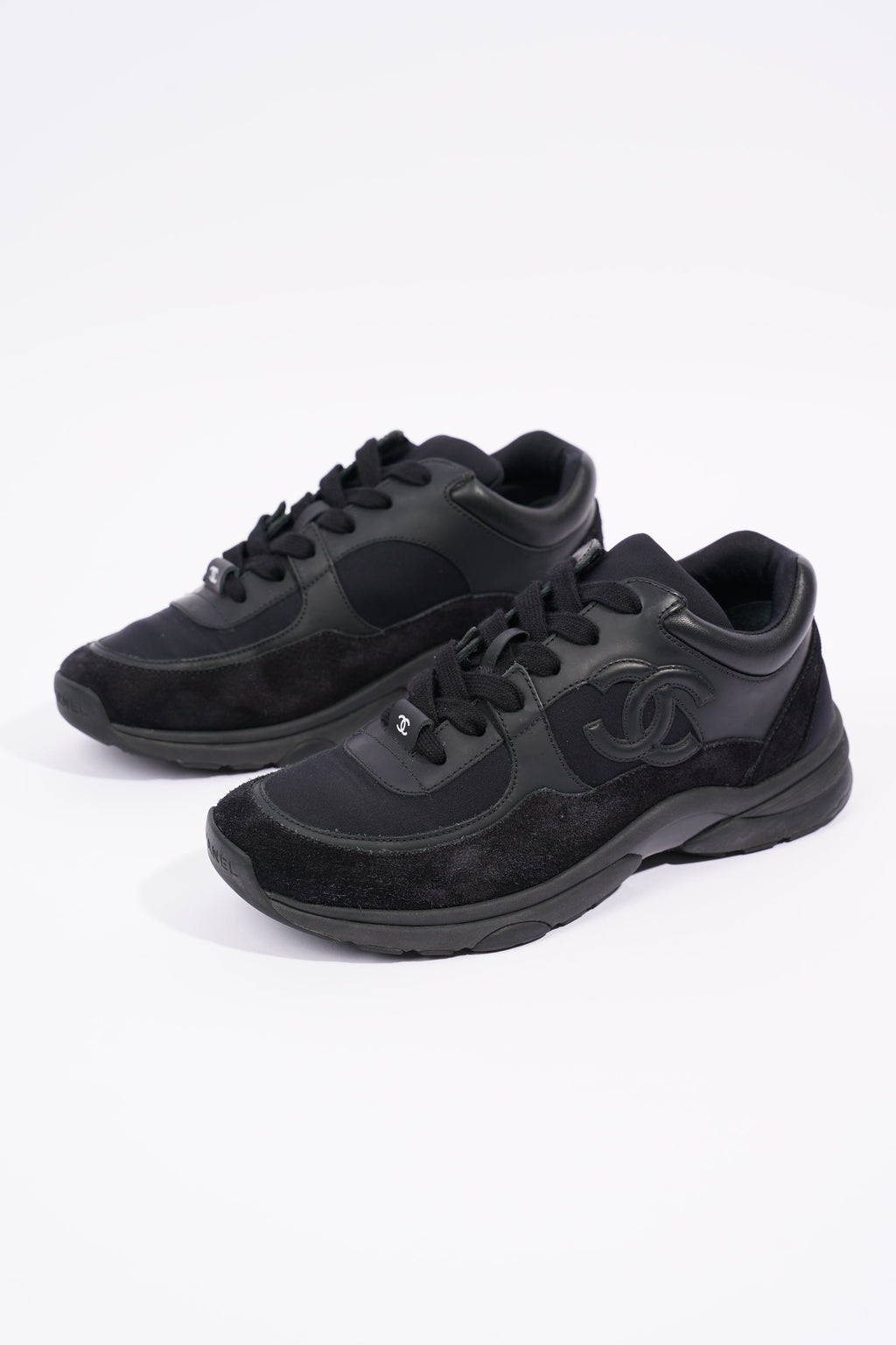 Chanel Womens CC Logo Black EU 37 / UK 4