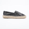 Chanel Espadrilles Black Leather EU 38 / UK 5