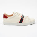 Gucci Womens Ace Stripe White / Red EU 37 / UK 4