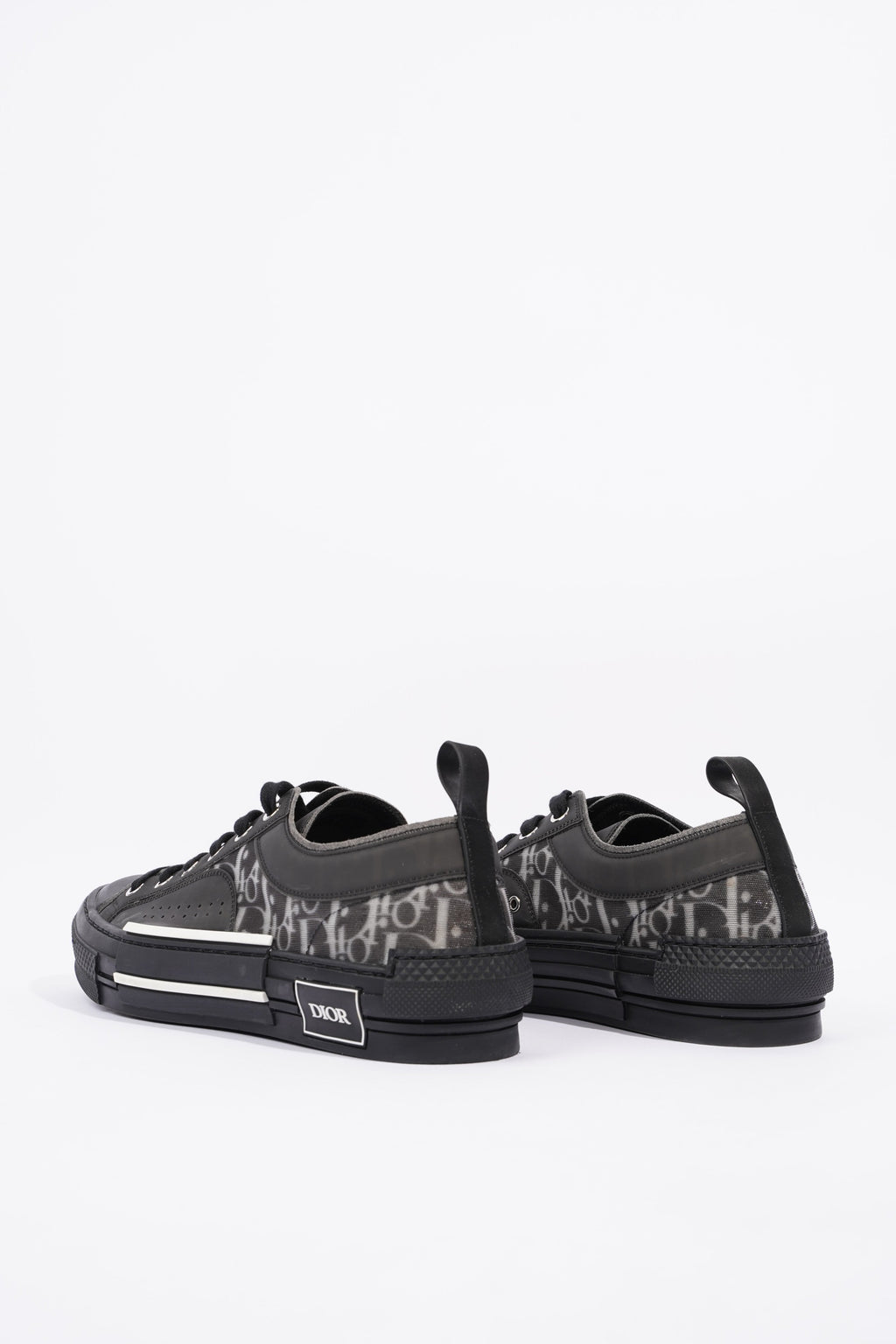 Christian Dior Mens B23 Low Top Sneaker Black EU 42.5 / UK 8.5